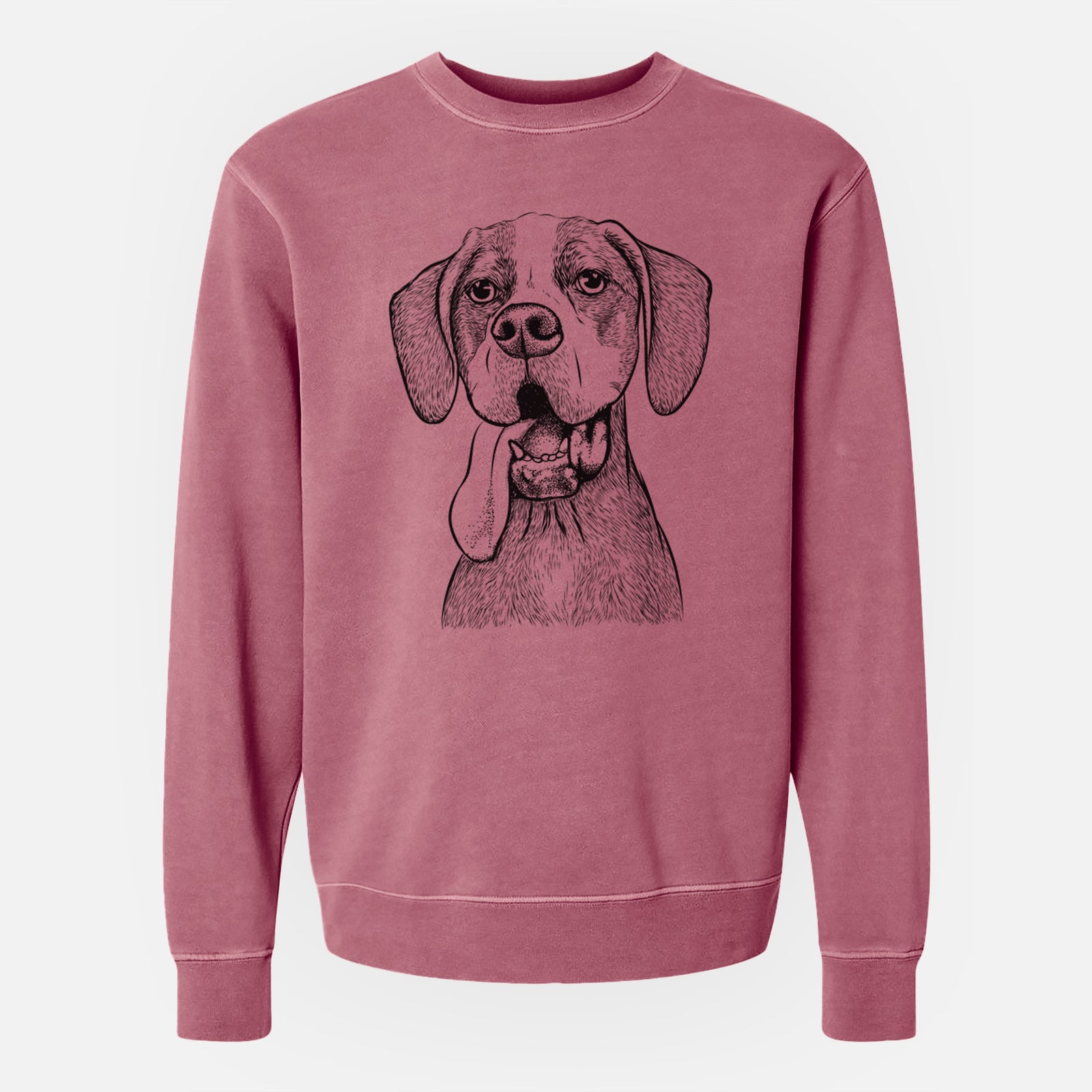 Bare Irwin the English Pointer - Unisex Pigment Dyed Crew Sweatshirt
