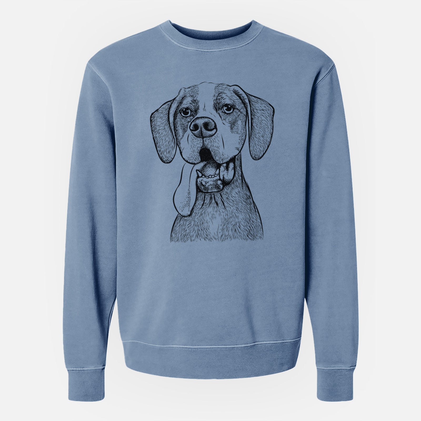 Bare Irwin the English Pointer - Unisex Pigment Dyed Crew Sweatshirt