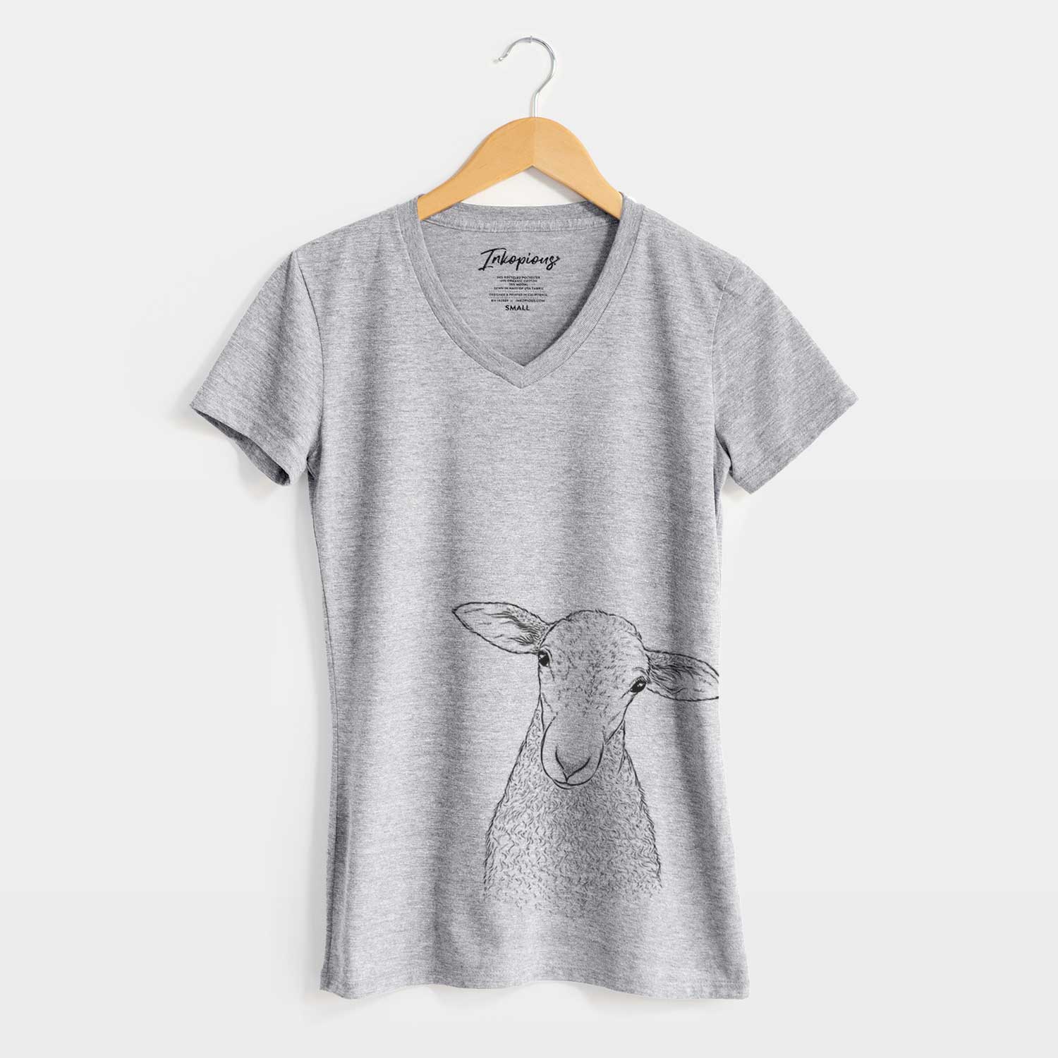 Bare Ivy the Lamb - Women's V-neck Shirt