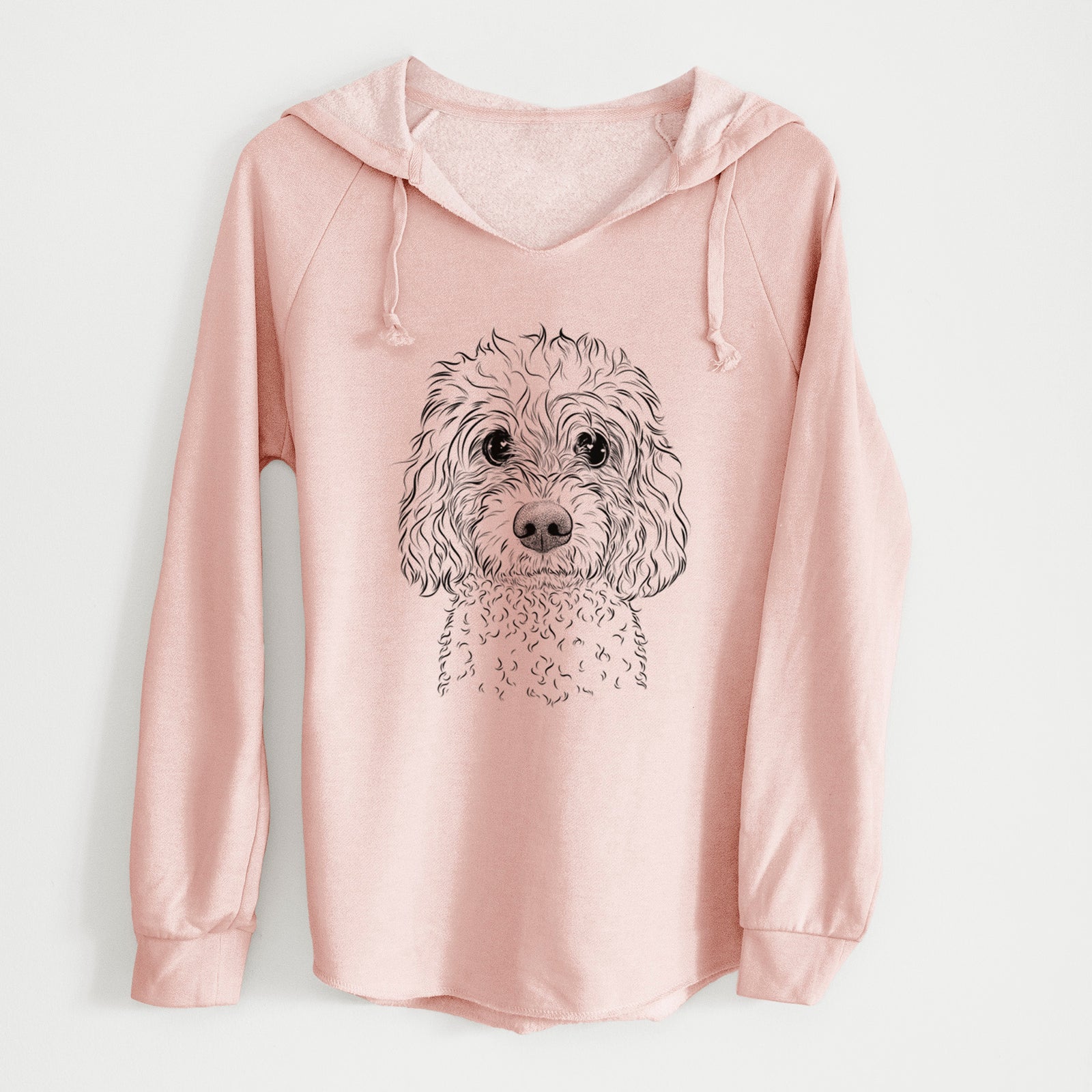Bare Izzie the Cavachon - Cali Wave Hooded Sweatshirt