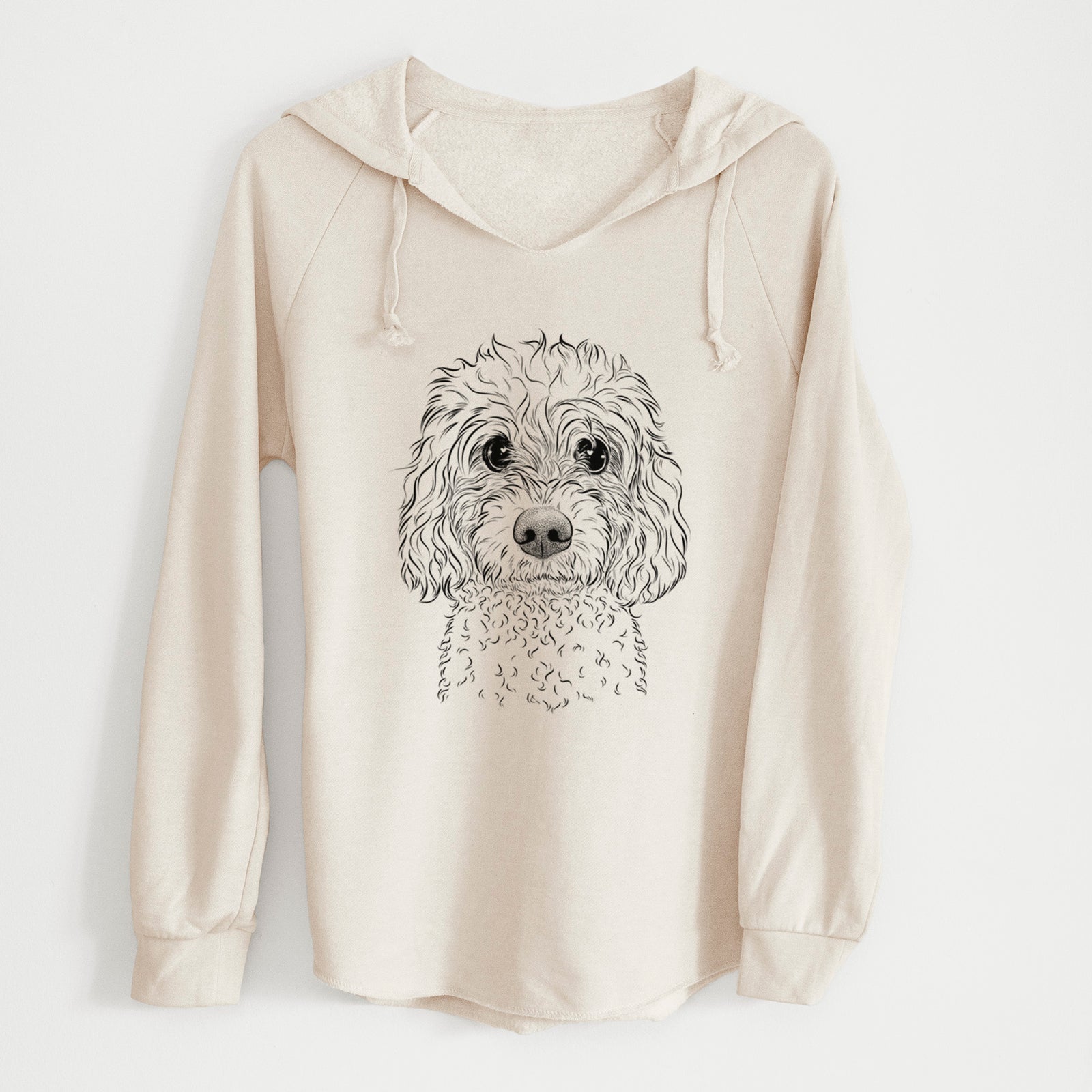 Bare Izzie the Cavachon - Cali Wave Hooded Sweatshirt