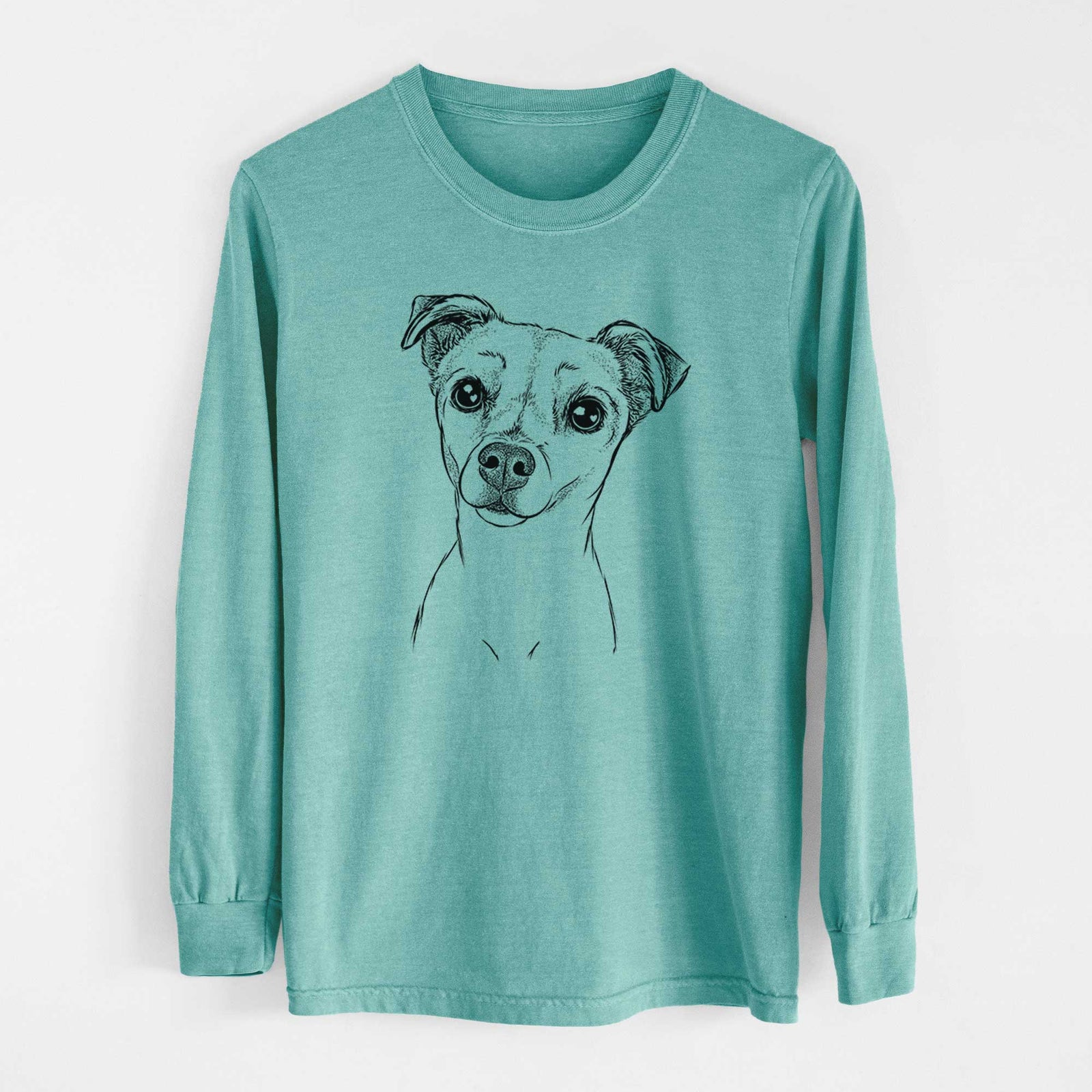 Bare Izzy the Chiweenie - Heavyweight 100% Cotton Long Sleeve