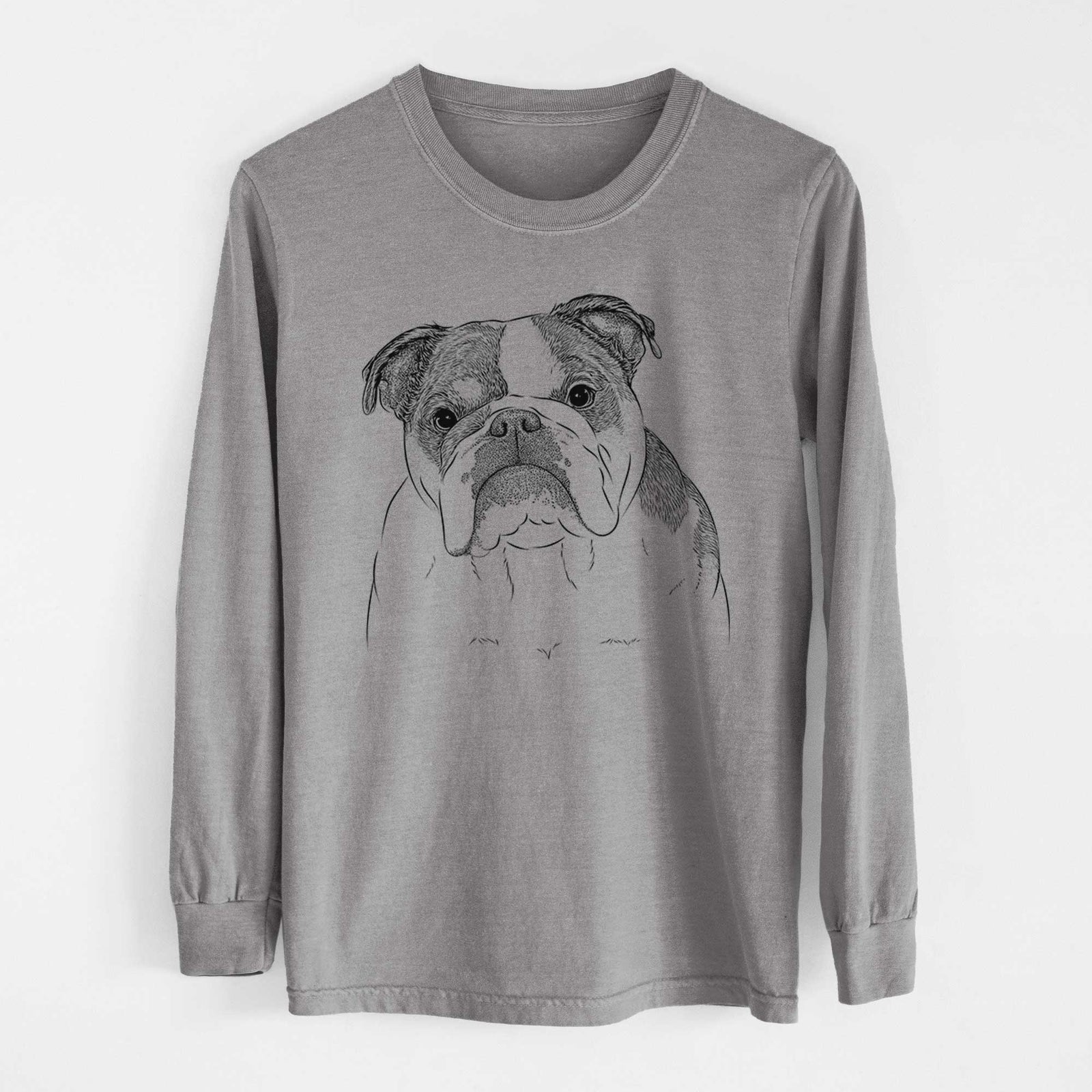 Bare Jack the English Bulldog - Heavyweight 100% Cotton Long Sleeve