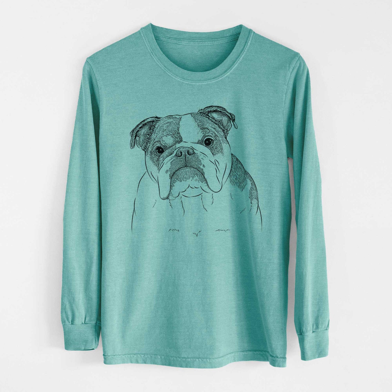 Bare Jack the English Bulldog - Heavyweight 100% Cotton Long Sleeve