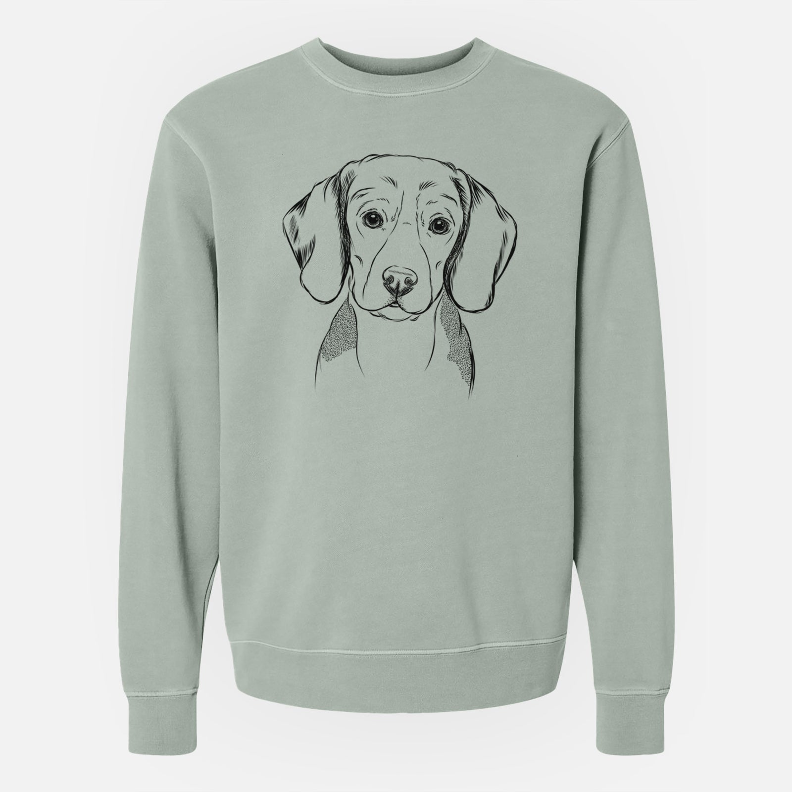 Bare Jake the Beagle - Unisex Pigment Dyed Crew Sweatshirt