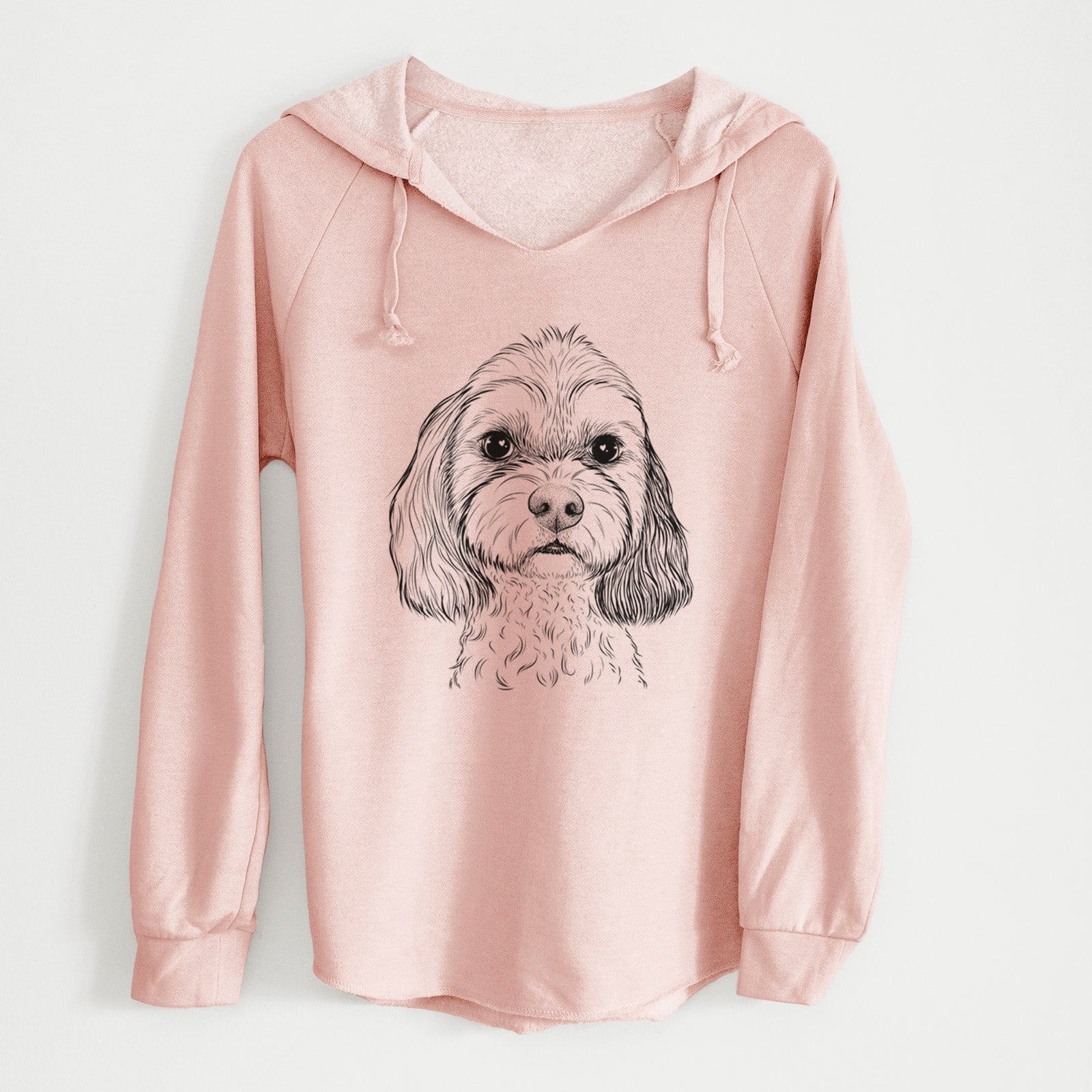 Bare Jasper Diggins the Cavapoo - Cali Wave Hooded Sweatshirt