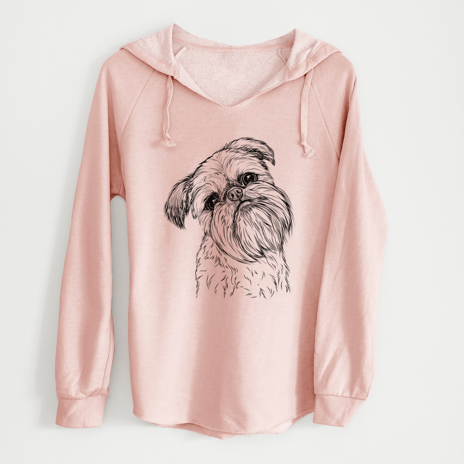 Bare Jasper Joe the Brussels Griffon - Cali Wave Hooded Sweatshirt