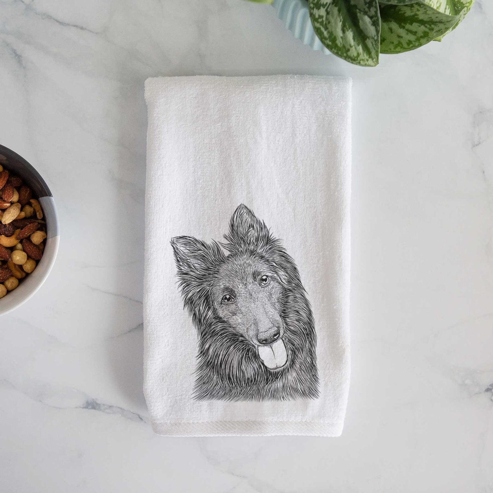 Jaxx the Belgian Tervuren Decorative Hand Towel