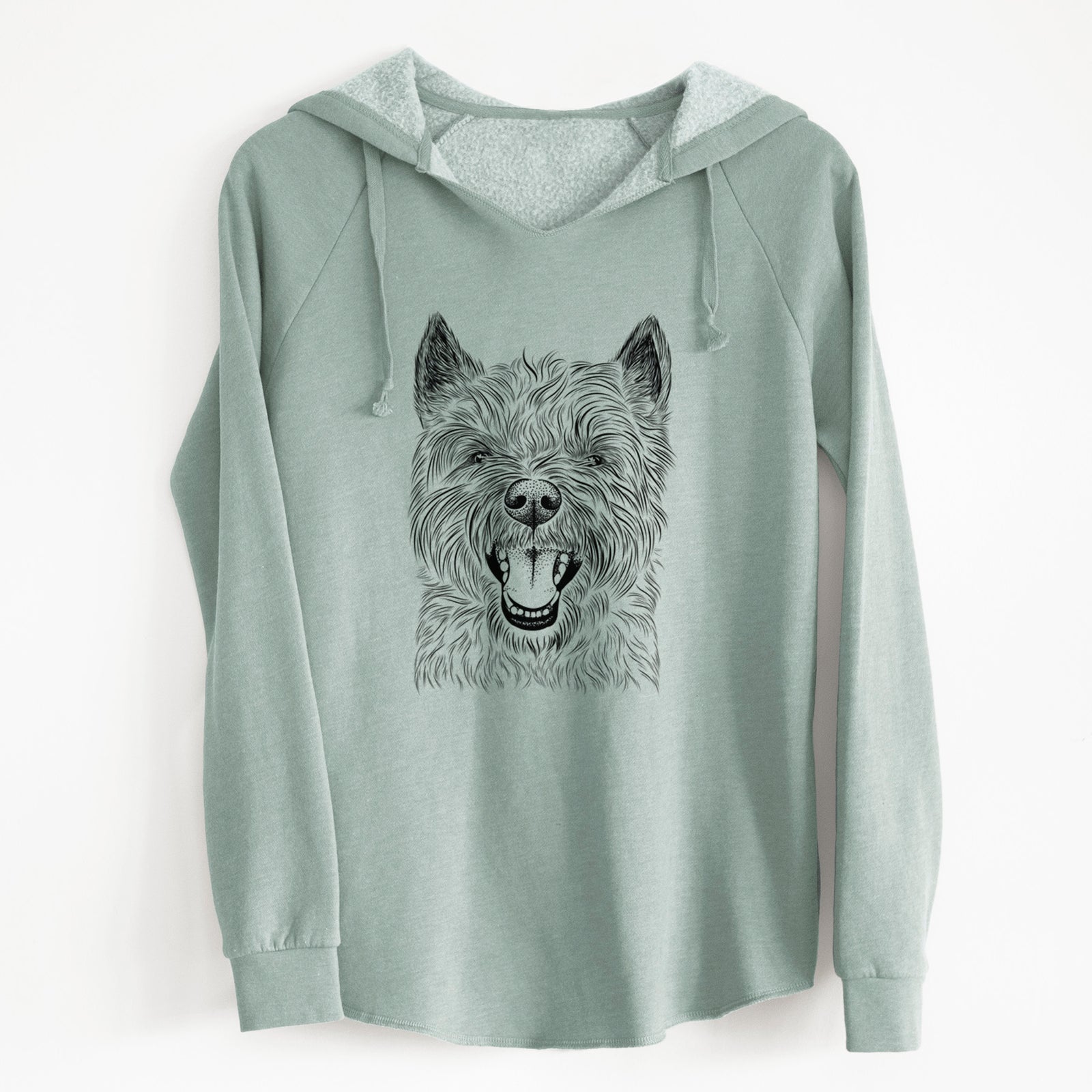 Bare Jeff the Cairn Terrier - Cali Wave Hooded Sweatshirt