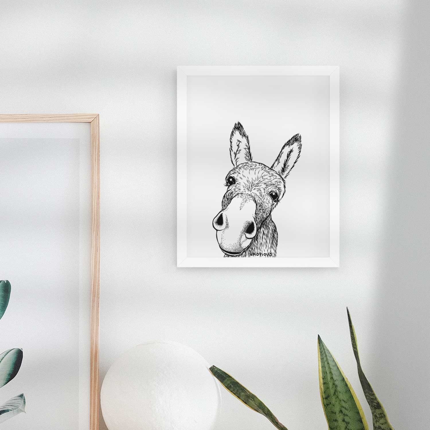 Jenny the Donkey Art Print