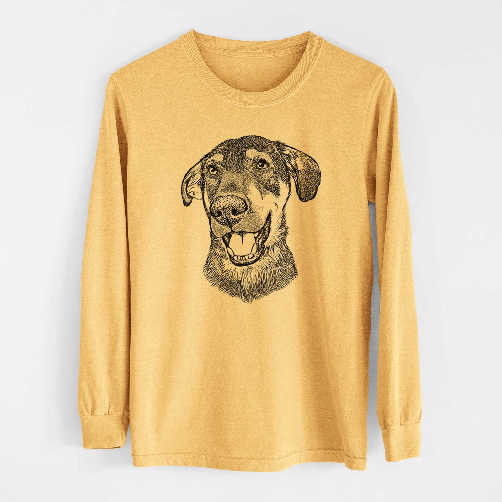 Bare Jet the Mixed Breed - Heavyweight 100% Cotton Long Sleeve
