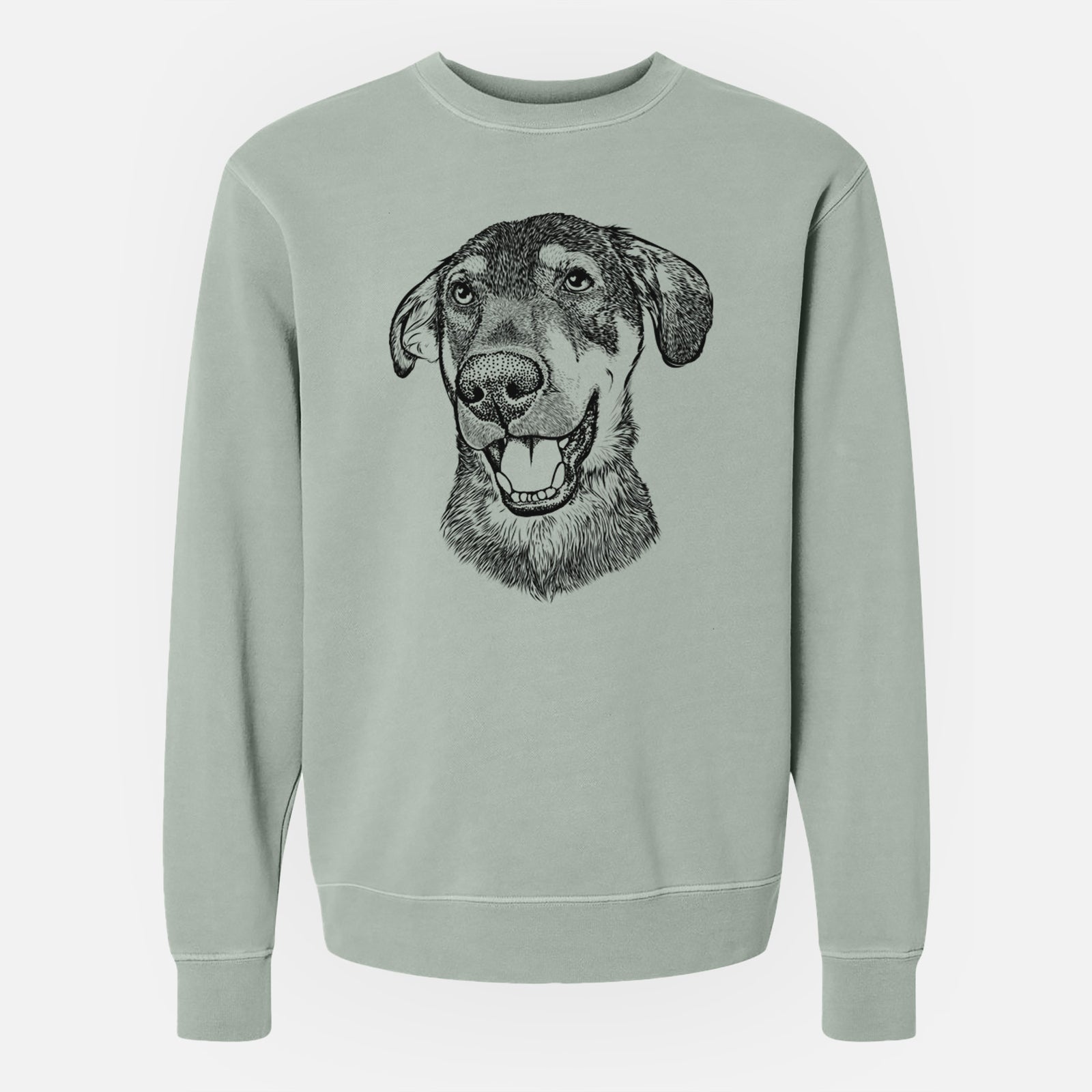 Bare Jet the Mixed Breed - Unisex Pigment Dyed Crew Sweatshirt