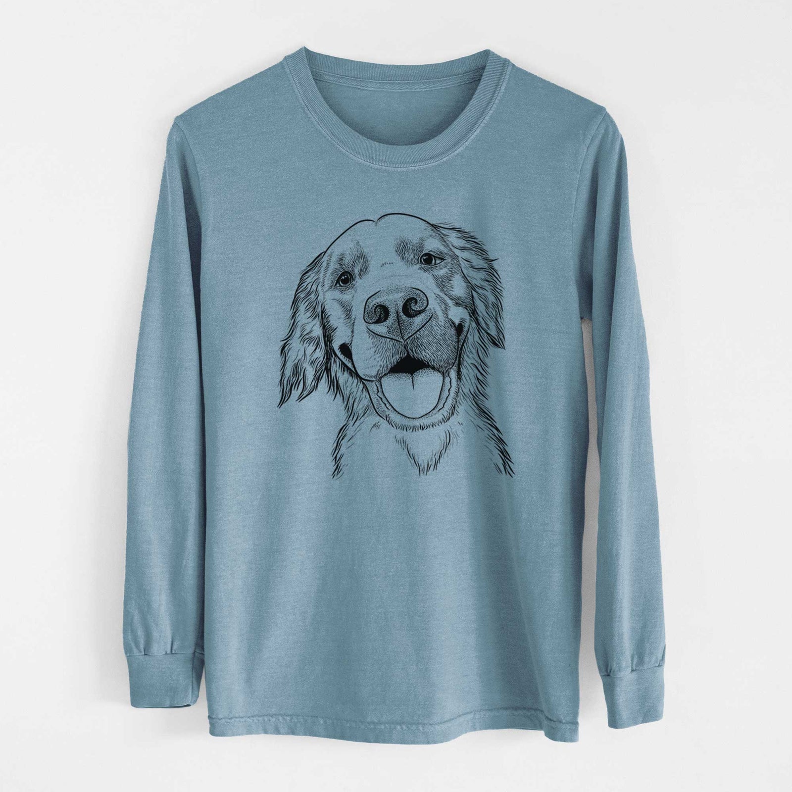Bare Jordy the Golden Retriever - Heavyweight 100% Cotton Long Sleeve