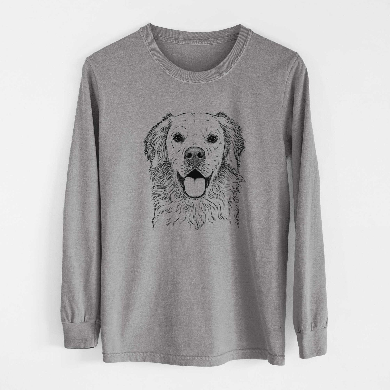 Bare Juniper the Golden Retriever - Heavyweight 100% Cotton Long Sleeve