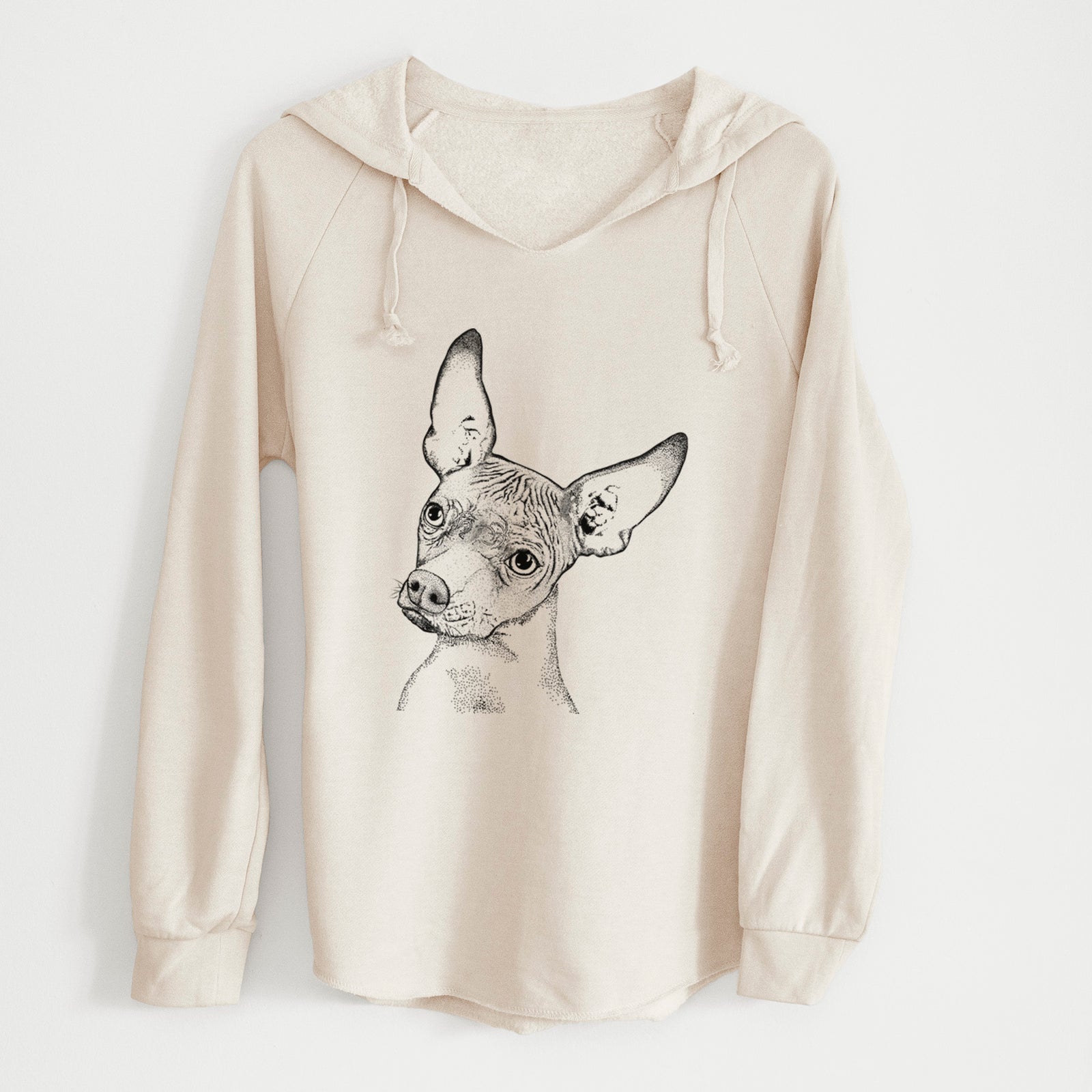 Bare Kahlo the Xoloitzcuintli - Cali Wave Hooded Sweatshirt