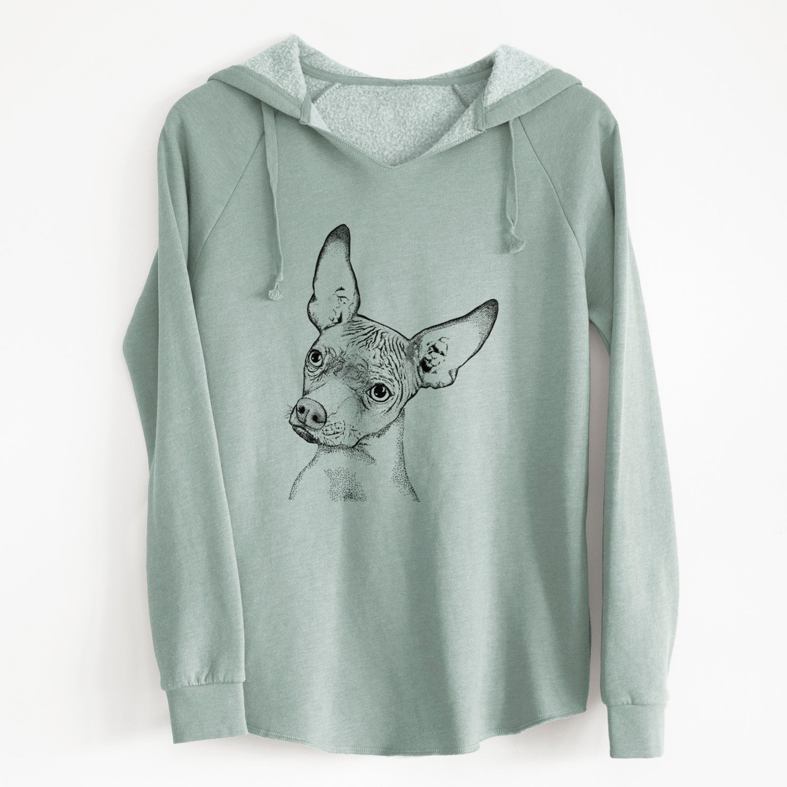 Bare Kahlo the Xoloitzcuintli - Cali Wave Hooded Sweatshirt