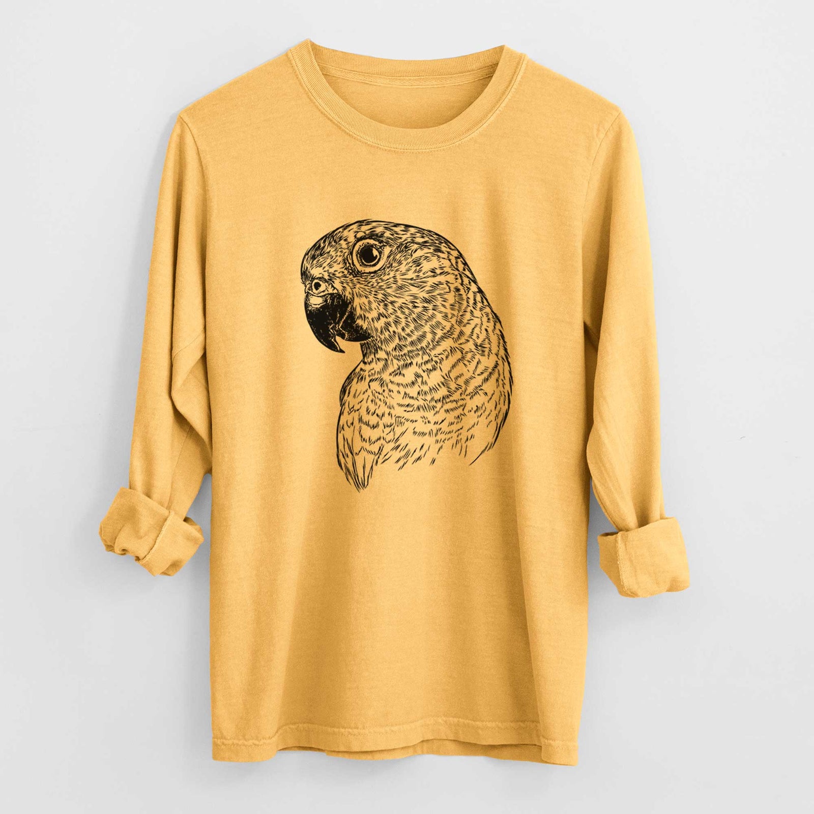Bare Kelly the Conure - Heavyweight 100% Cotton Long Sleeve