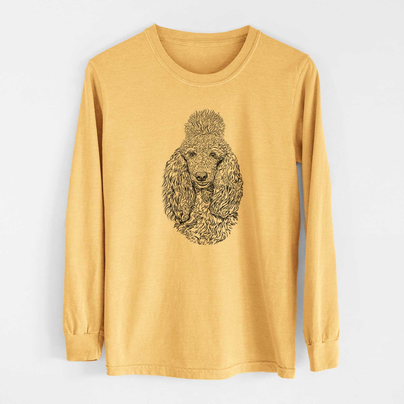 Bare Kenna the Standard Poodle - Heavyweight 100% Cotton Long Sleeve