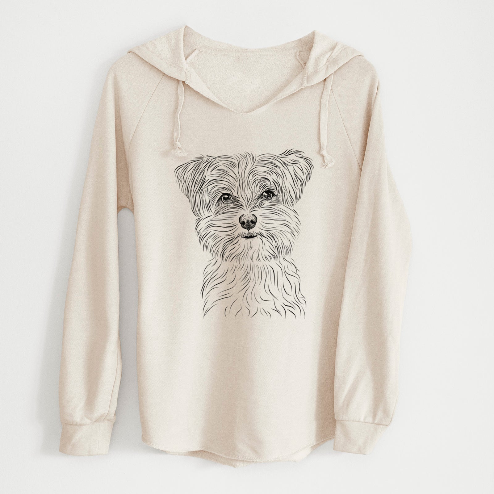 Bare Kiwi the Morkie - Cali Wave Hooded Sweatshirt