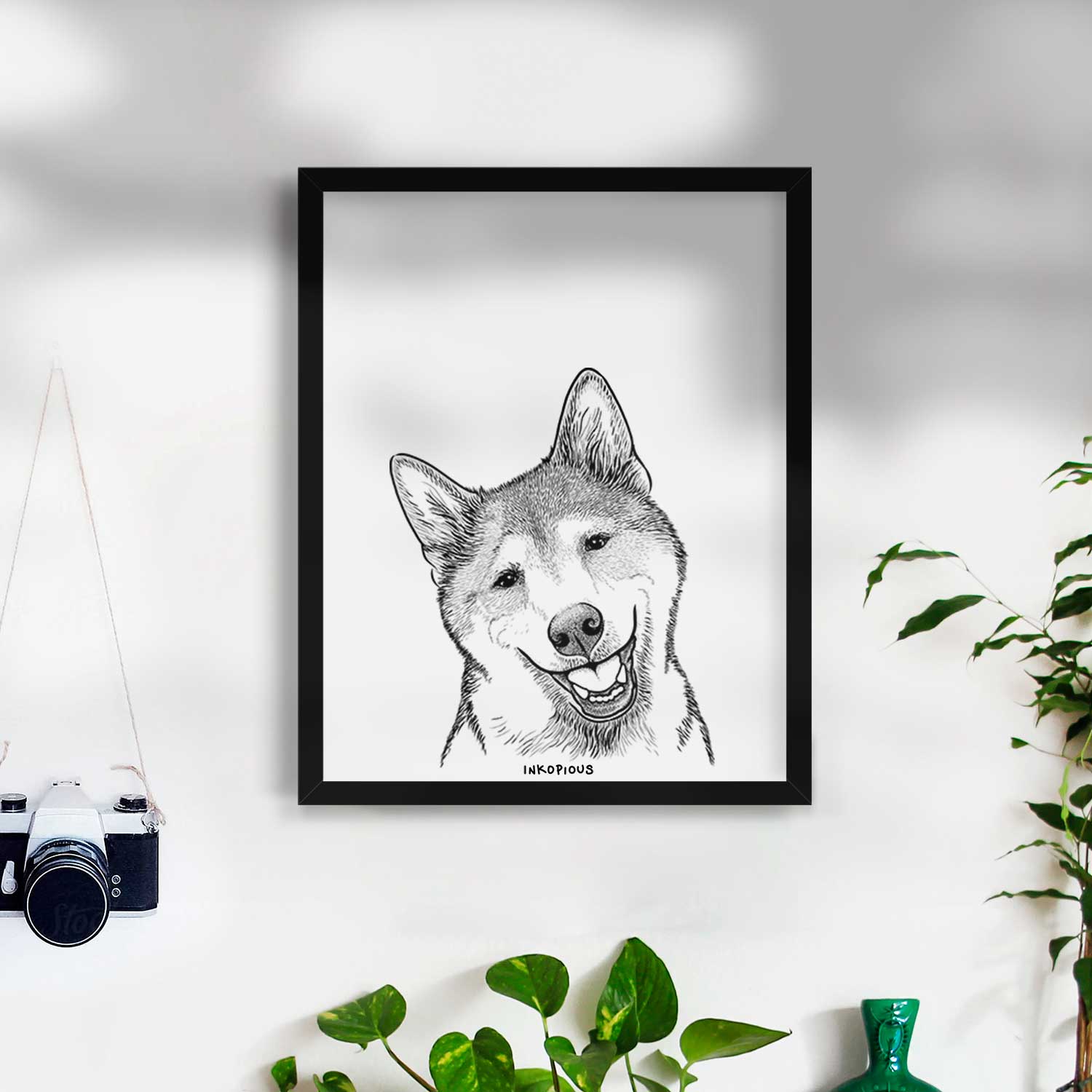 Koby the Shiba Inu Art Print