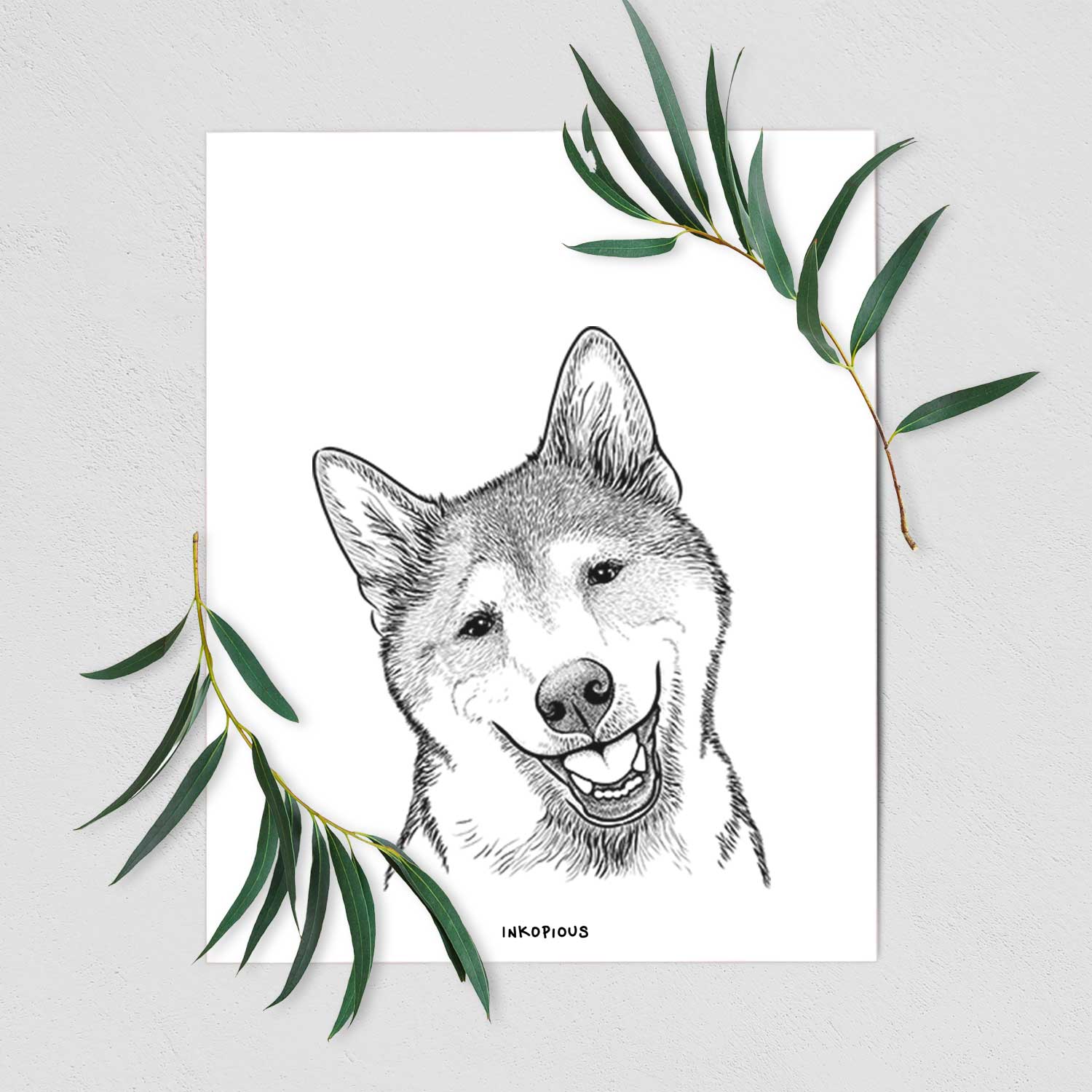 Koby the Shiba Inu Art Print