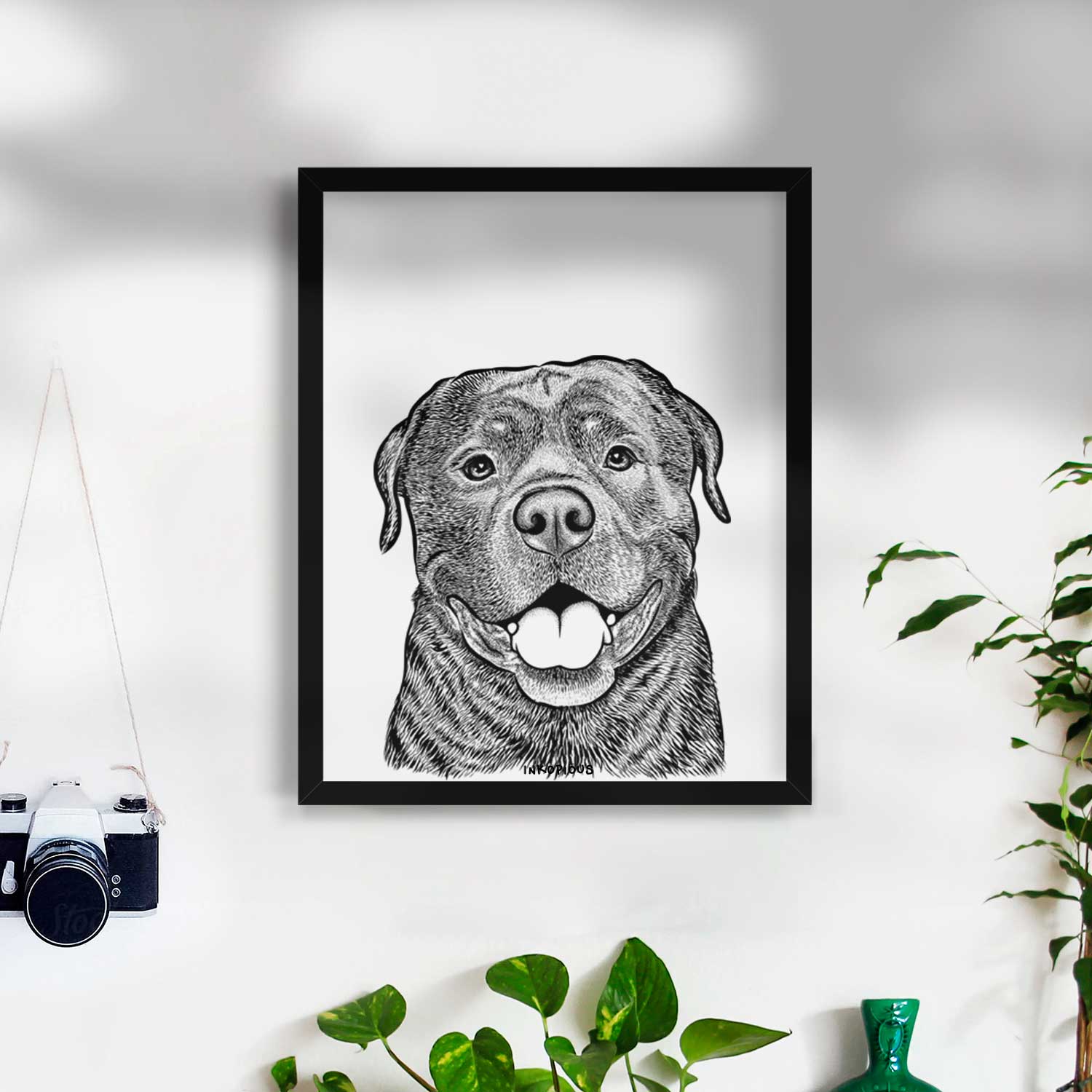 Kojak the Rottweiler Art Print