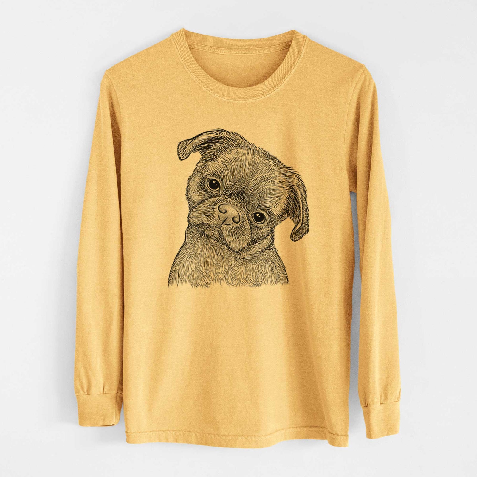 Bare Koko the Shih Tzu - Heavyweight 100% Cotton Long Sleeve