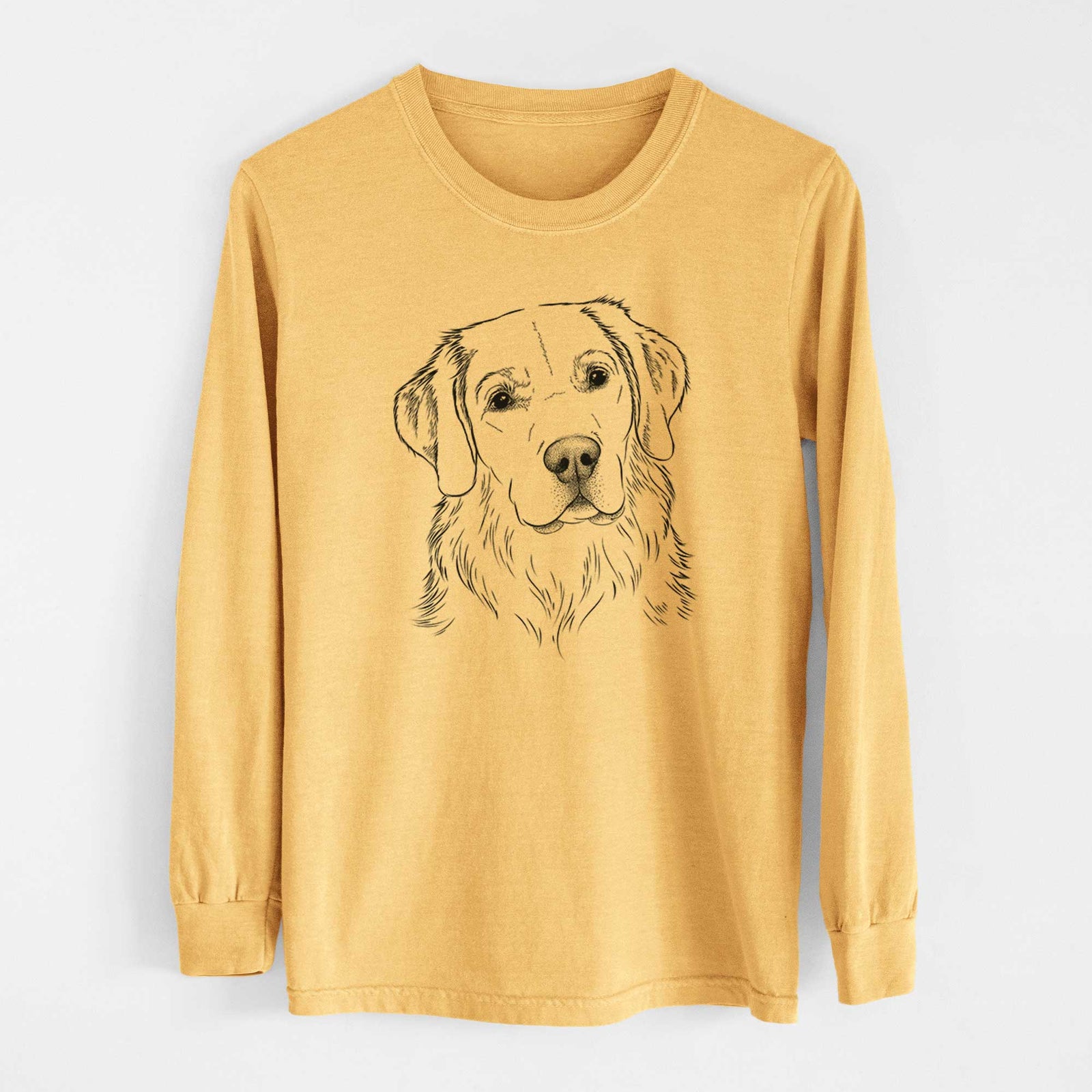 Bare Kula the Golden Retriever - Heavyweight 100% Cotton Long Sleeve