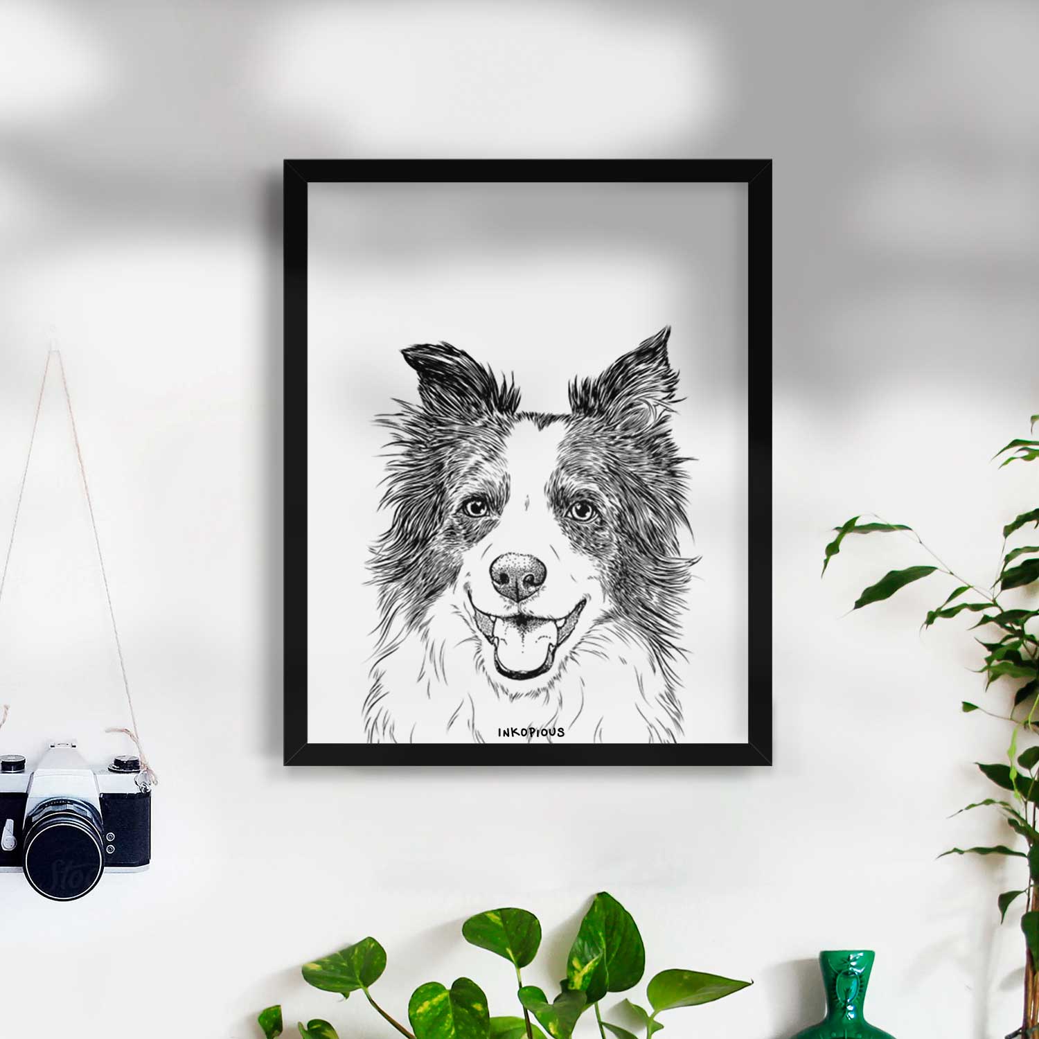 Kylee the Border Collie Art Print