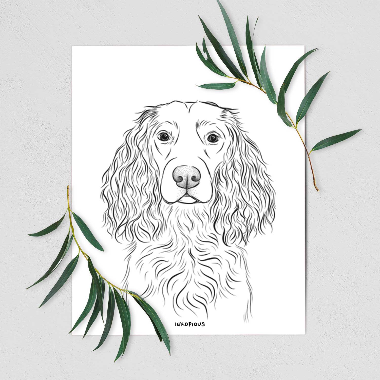 Landry the Boykin Spaniel Art Print