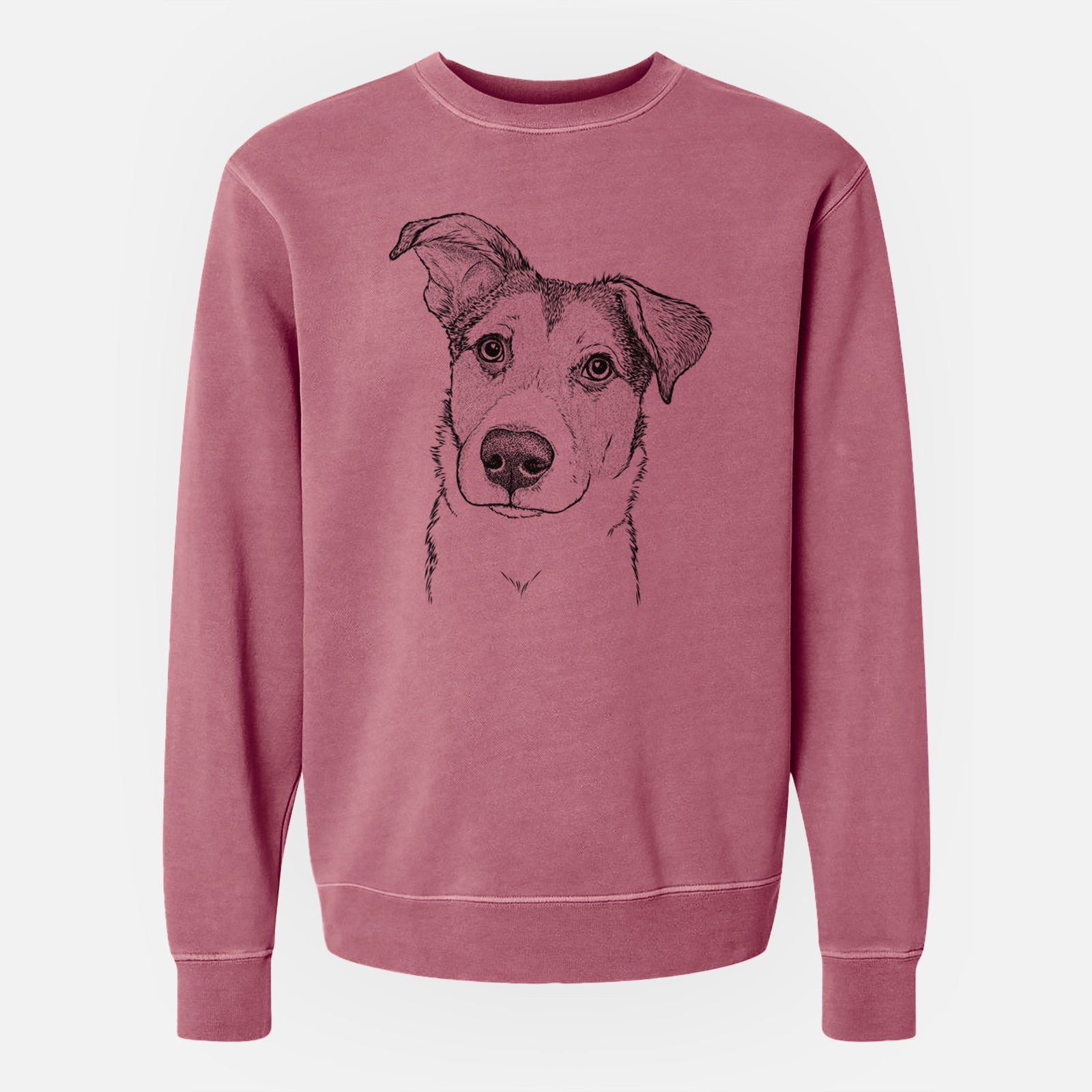 Bare Leia the Mixed Breed - Unisex Pigment Dyed Crew Sweatshirt