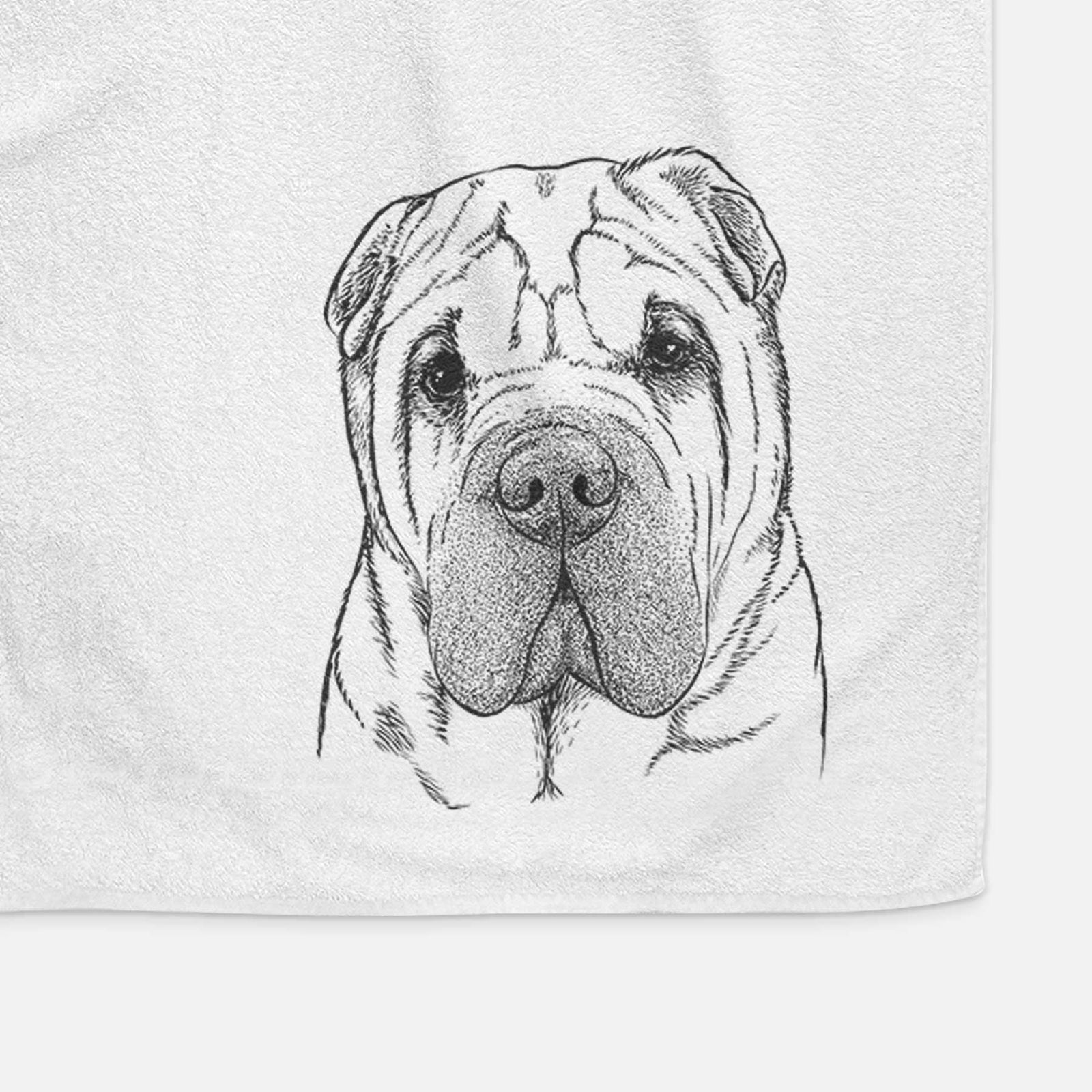 Lilly the Shar Pei Decorative Hand Towel