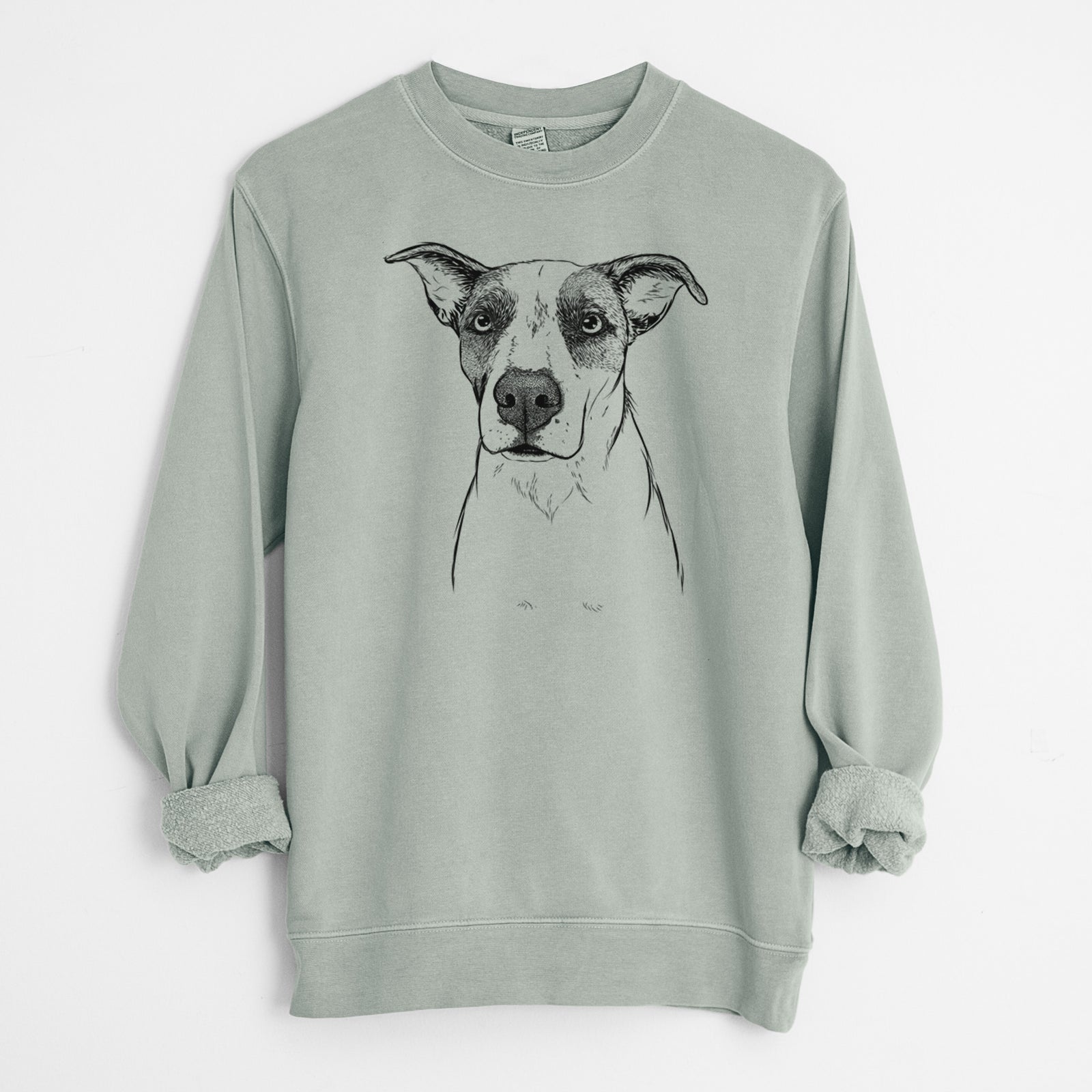 Bare Lily the Mixed Breed - Unisex Pigment Dyed Crew Sweatshirt