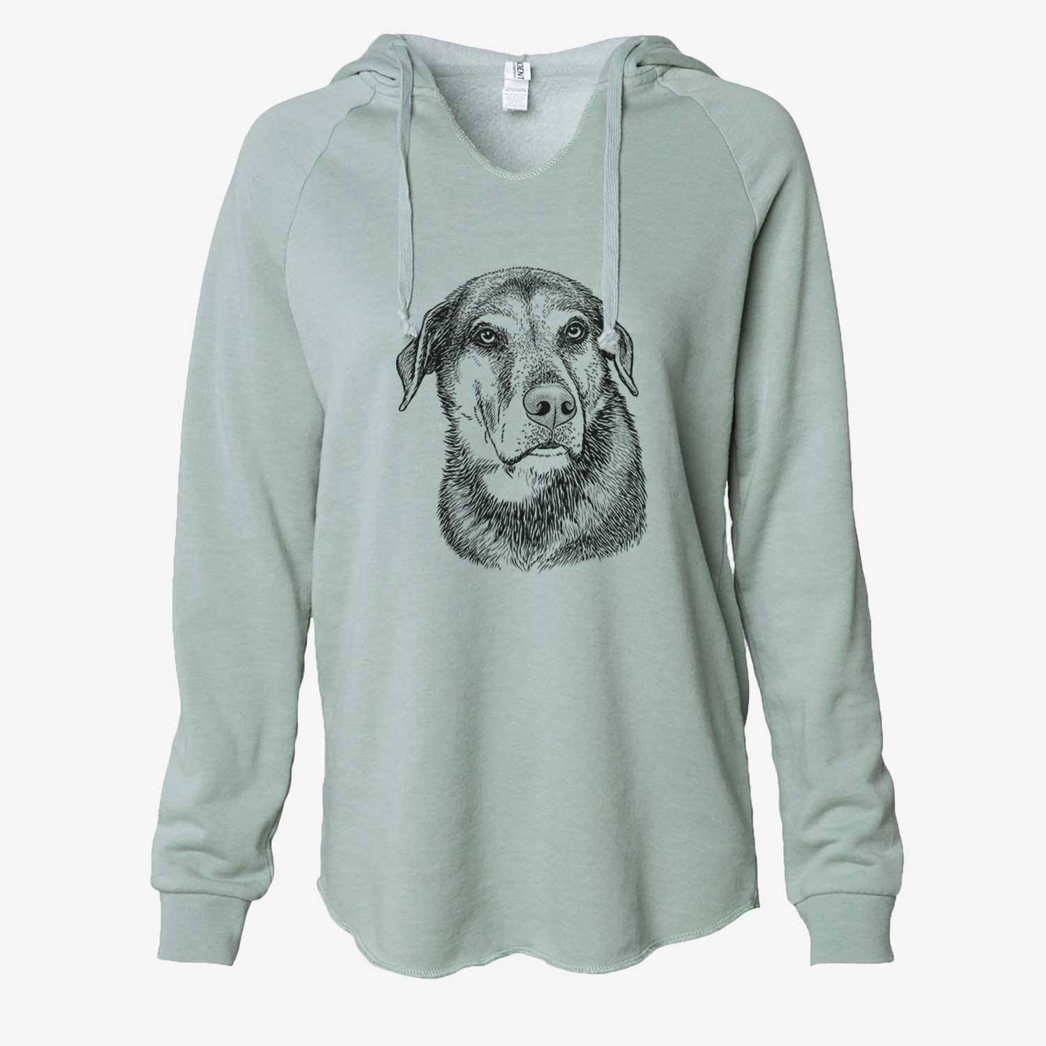 Lobo the Shepherd Mix - Cali Wave Hooded Sweatshirt