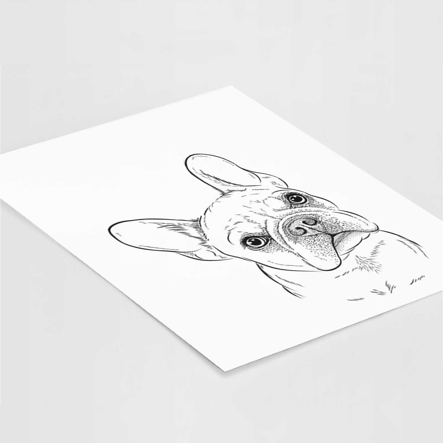 Loki the French Bulldog Art Print