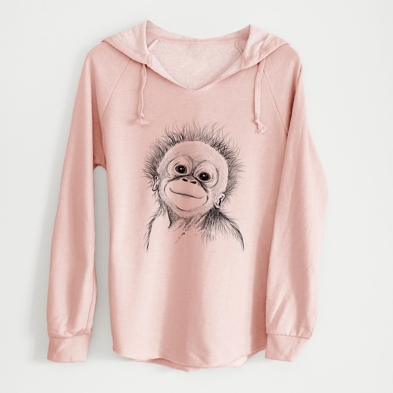 Bare Louie the Baby Orangutan - Cali Wave Hooded Sweatshirt