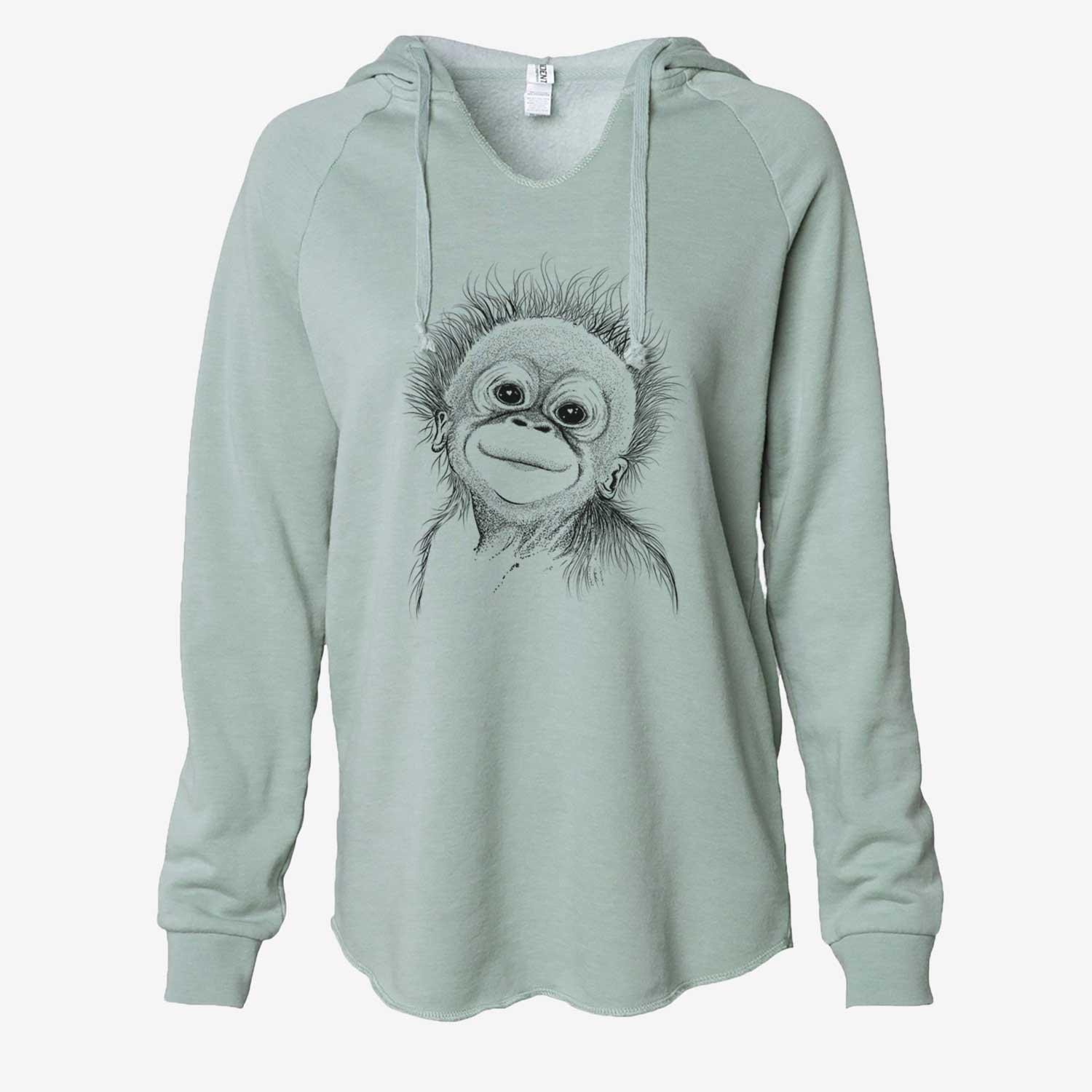Louie the Baby Orangutan - Cali Wave Hooded Sweatshirt
