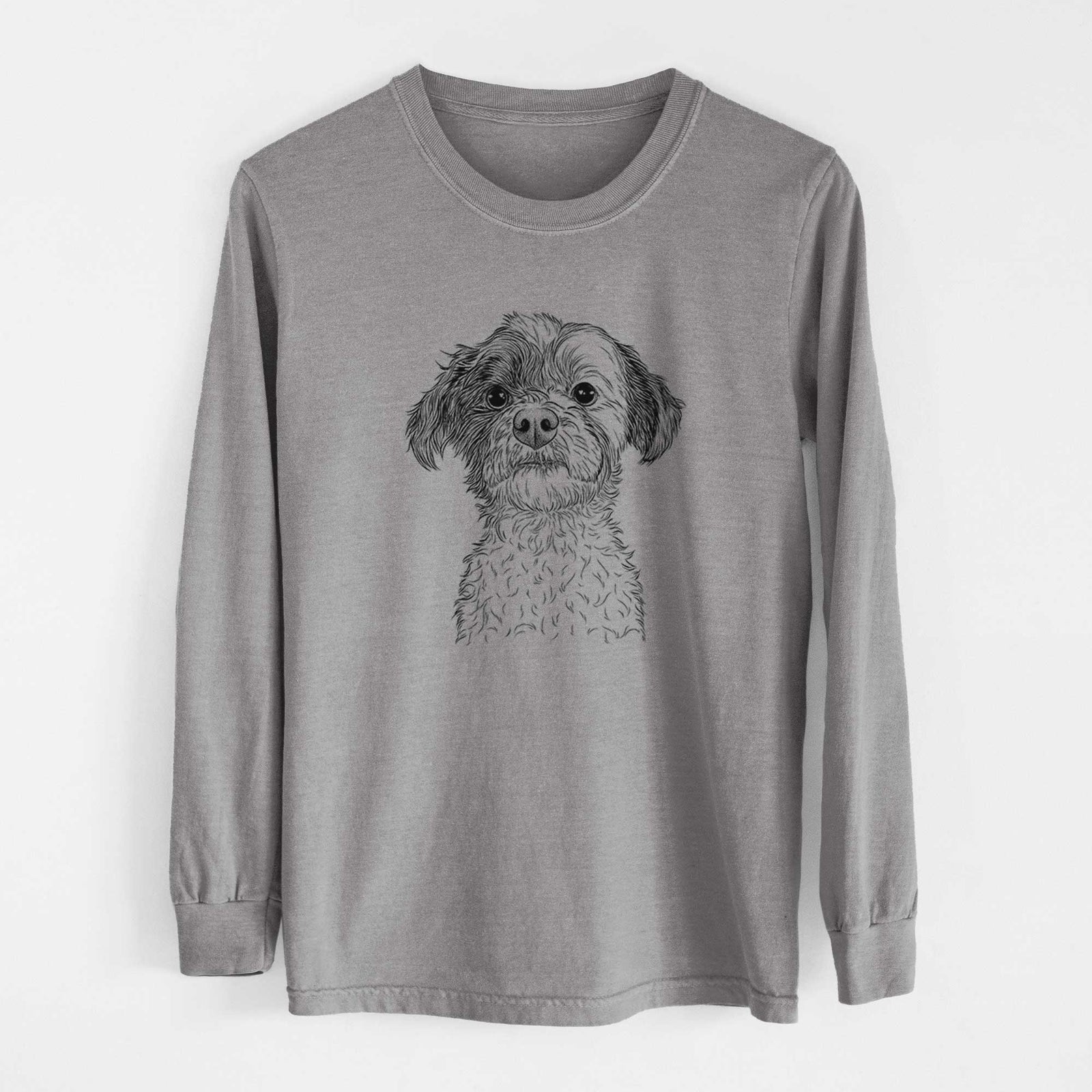 Bare Louise the Havanese - Heavyweight 100% Cotton Long Sleeve