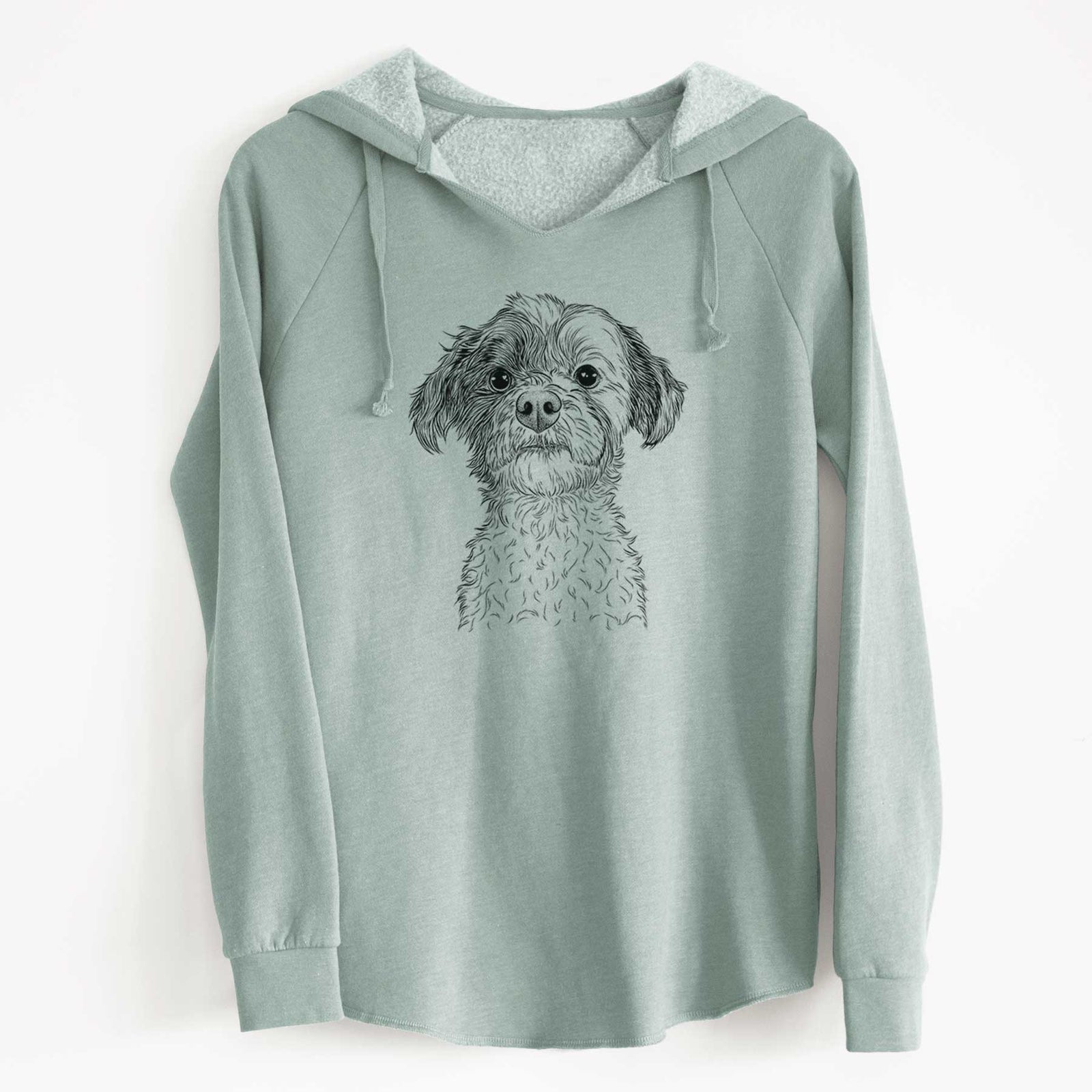 Bare Louise the Havanese - Cali Wave Hooded Sweatshirt