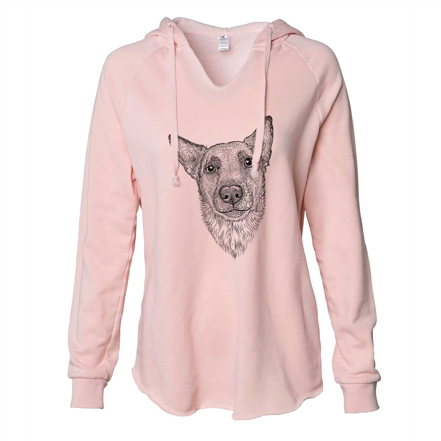 Luna the Shepherd Mix - Cali Wave Hooded Sweatshirt