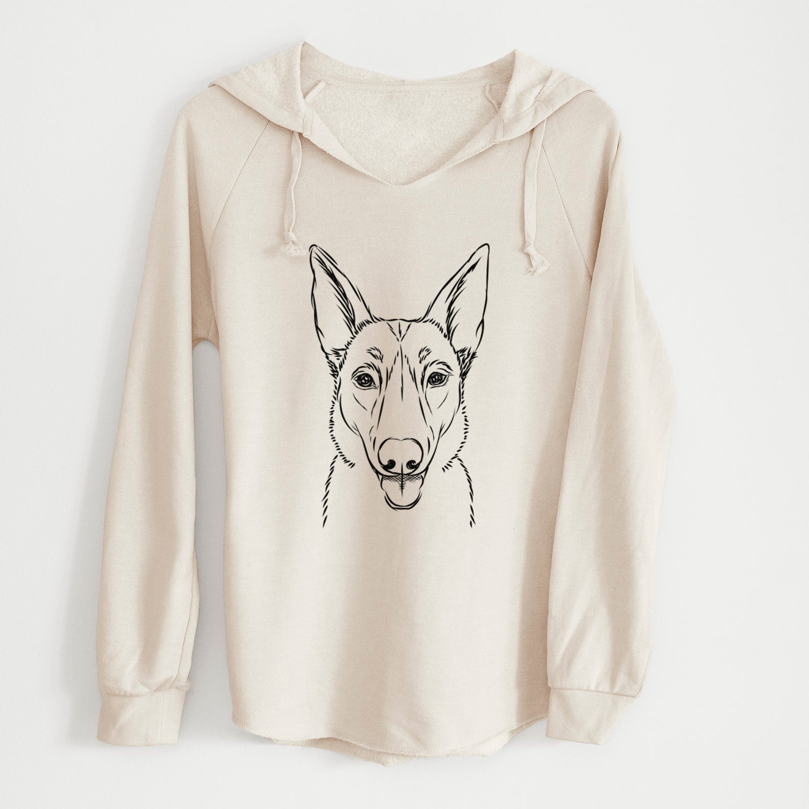 Bare Lyric the Belgian Malinois - Cali Wave Hooded Sweatshirt