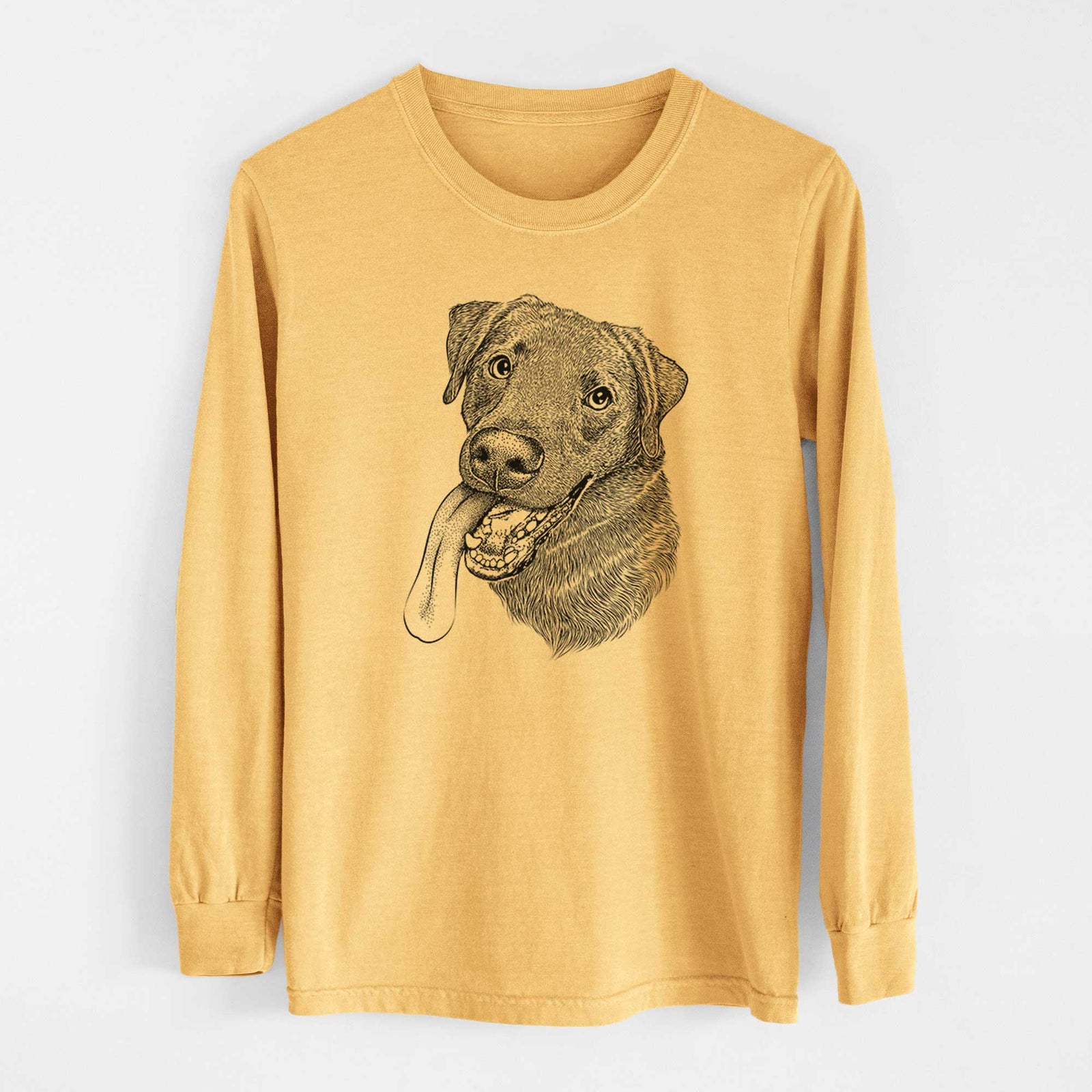 Bare Macaroni the Lab Mix - Heavyweight 100% Cotton Long Sleeve