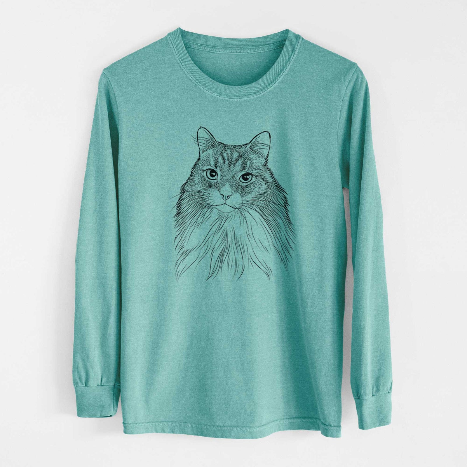 Bare Maks the Siberian Cat - Heavyweight 100% Cotton Long Sleeve