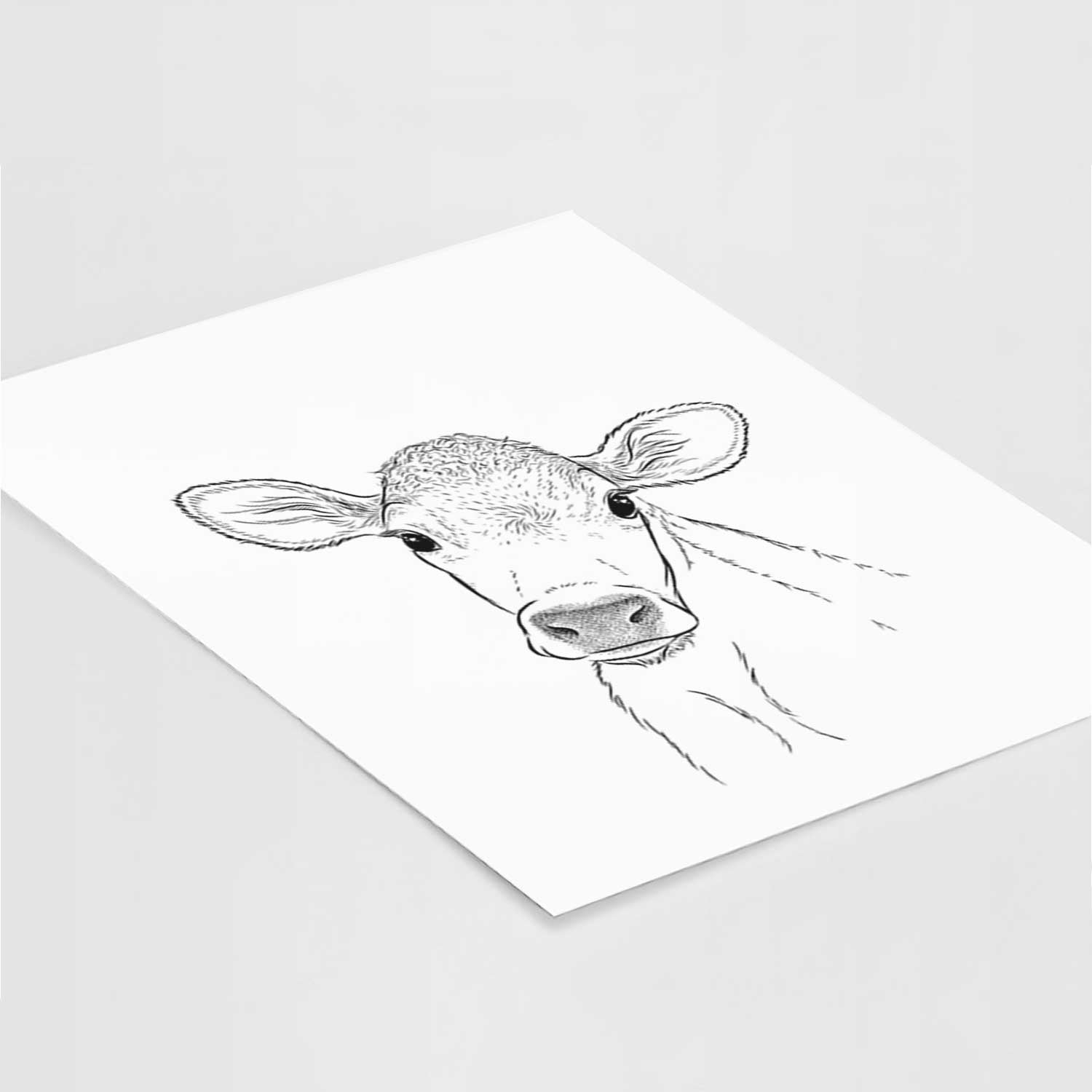 Malu the Cow Art Print