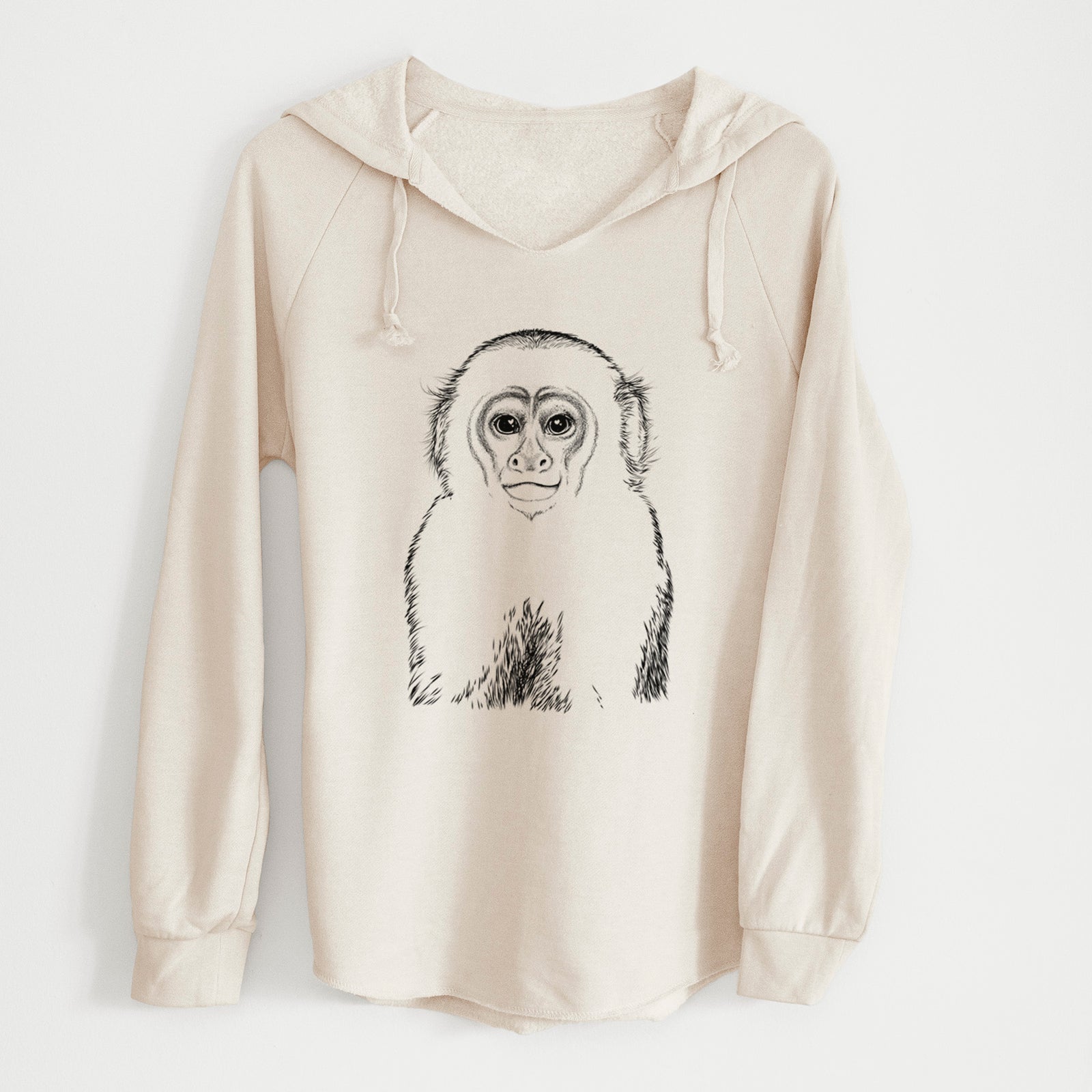 Bare Marcel the Capuchin Monkey - Cali Wave Hooded Sweatshirt