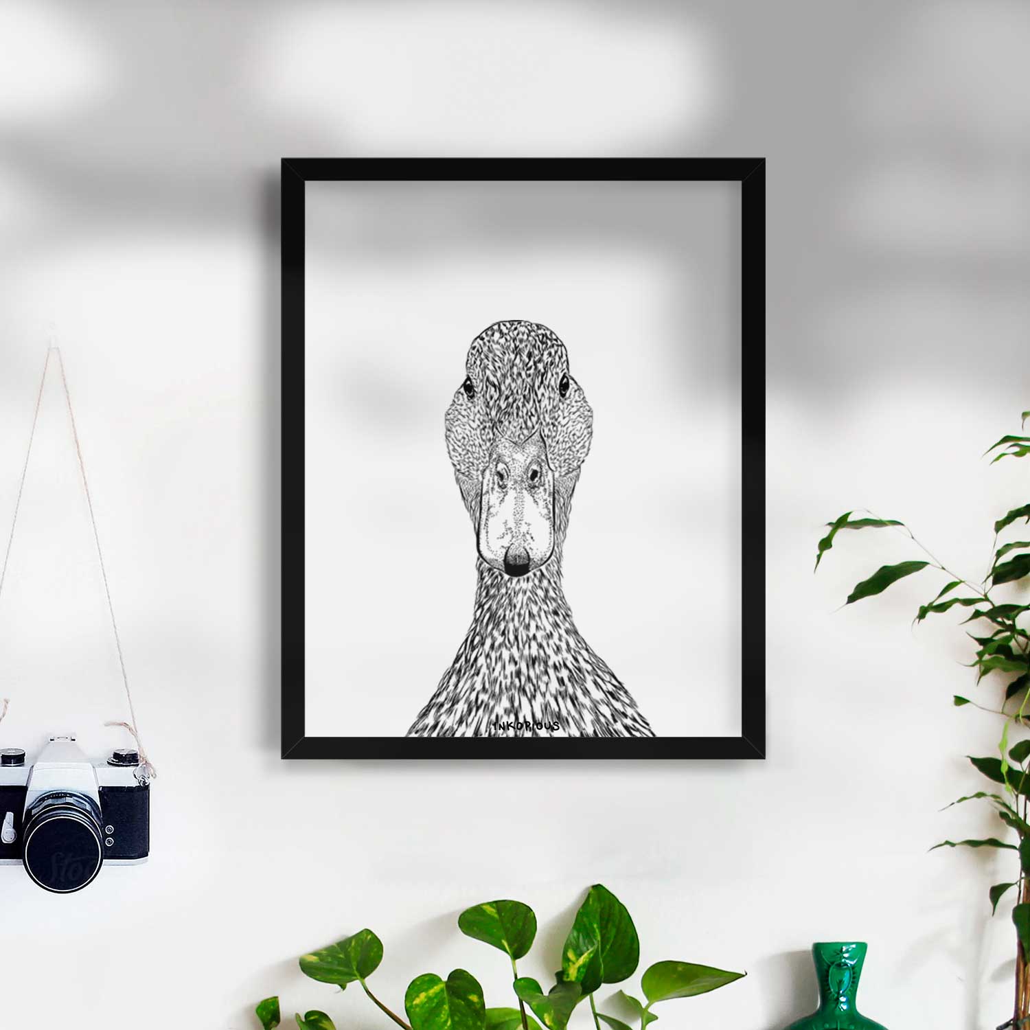 Marge the Mallard Duck Art Print