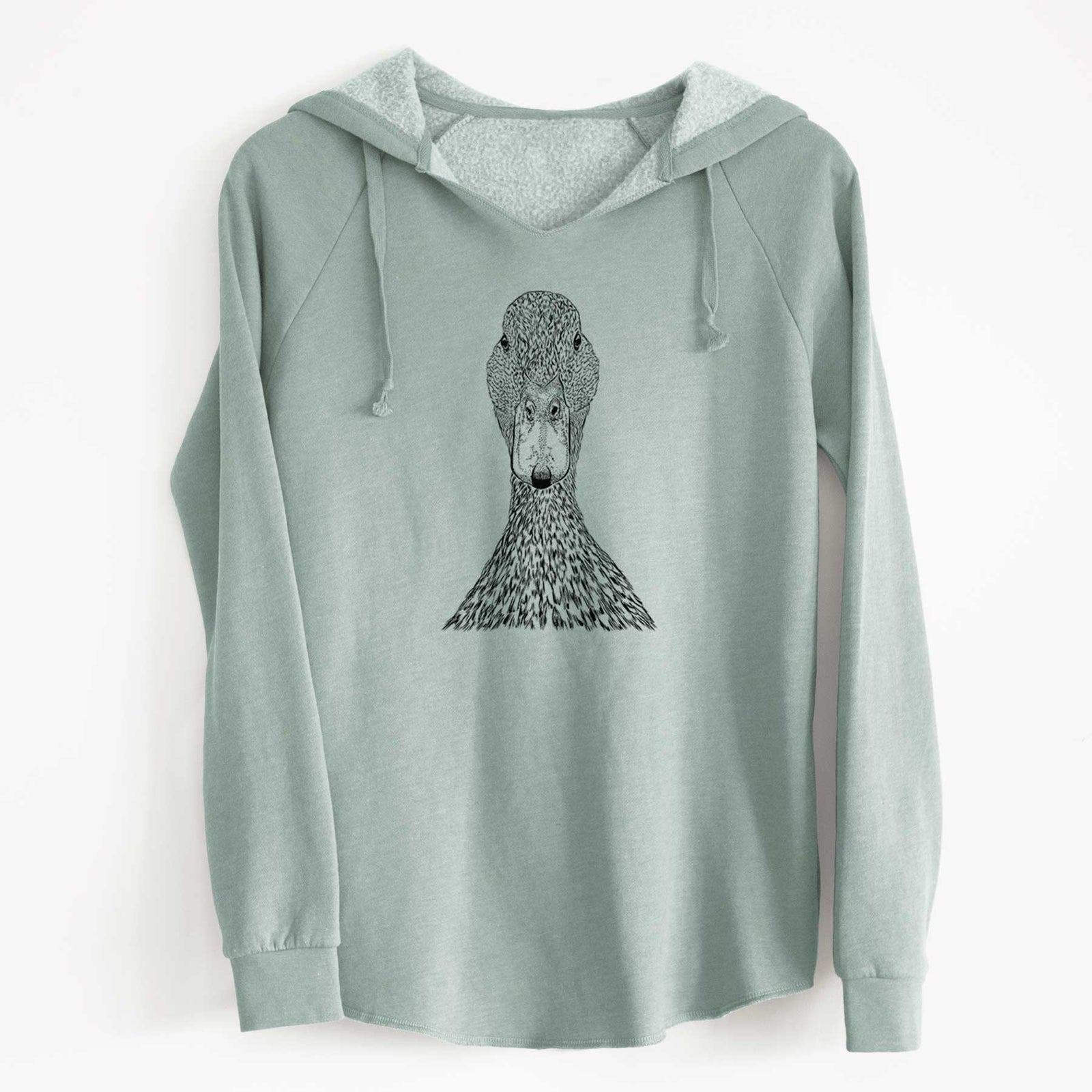Bare Marge the Mallard Duck - Cali Wave Hooded Sweatshirt