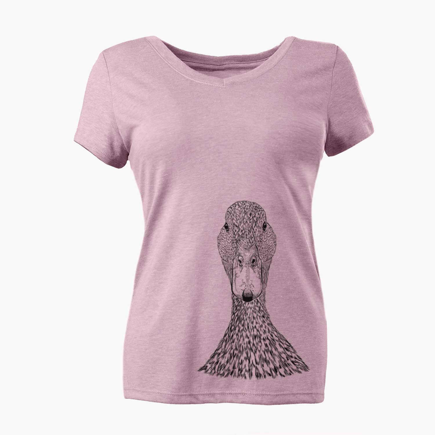 Bare Marge the Mallard Duck - Women's V-neck Shirt