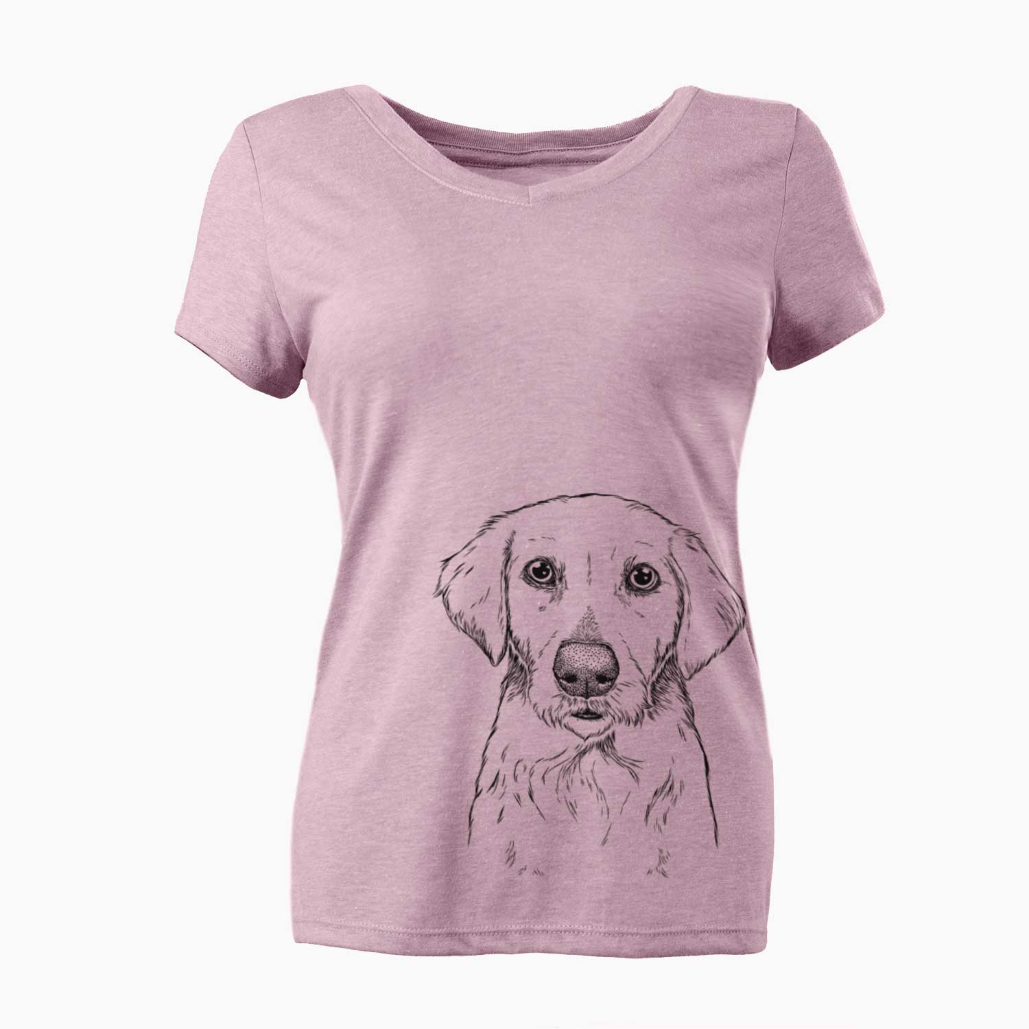 Bare Marley Sue the Labradoodle - Women's V-neck Shirt