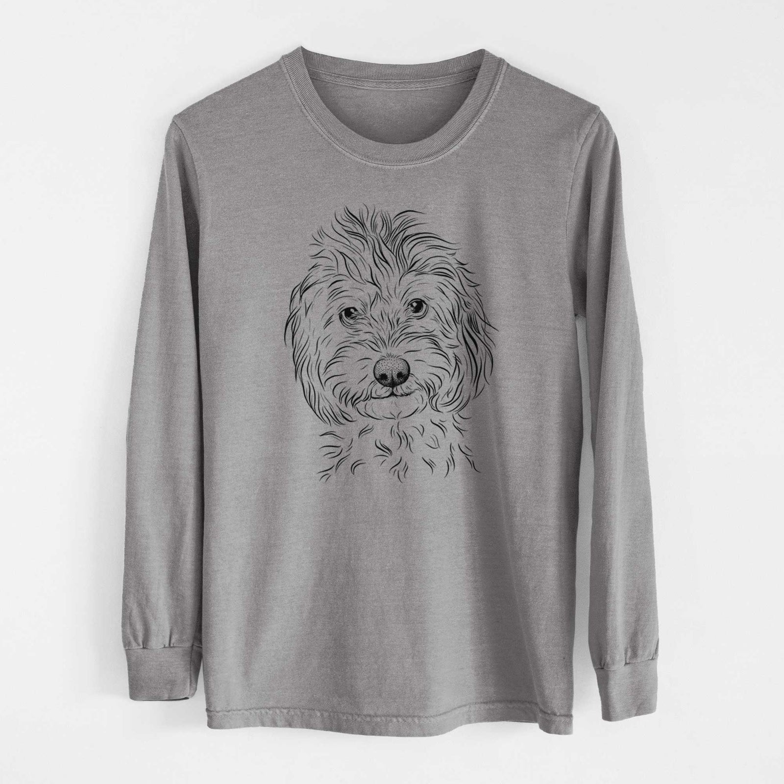 Bare Mason the Cavapoo - Heavyweight 100% Cotton Long Sleeve